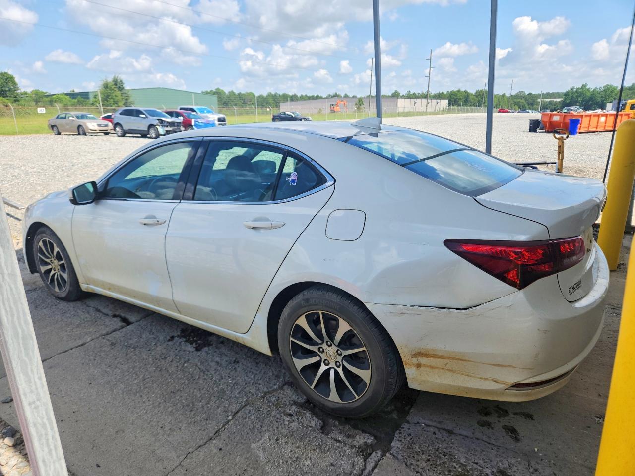 2015 Acura Tlx White vin: 19UUB1F39FA016558