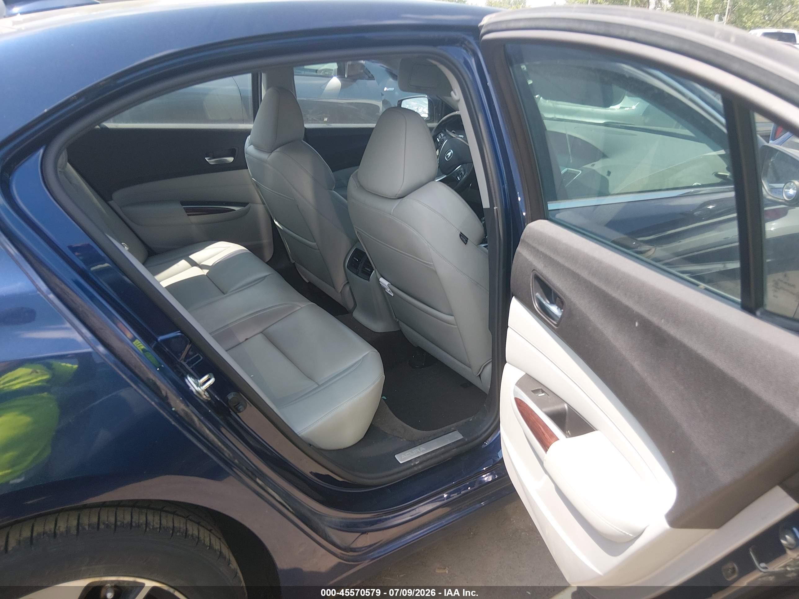 2015 Acura Tlx   Синий vin: 19UUB1F39FA019394