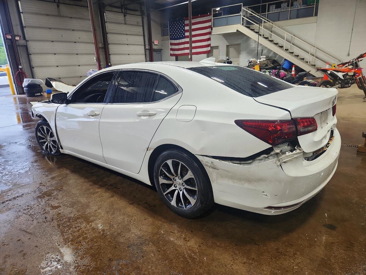 2015 Acura Tlx White vin: 19UUB1F39FA019458