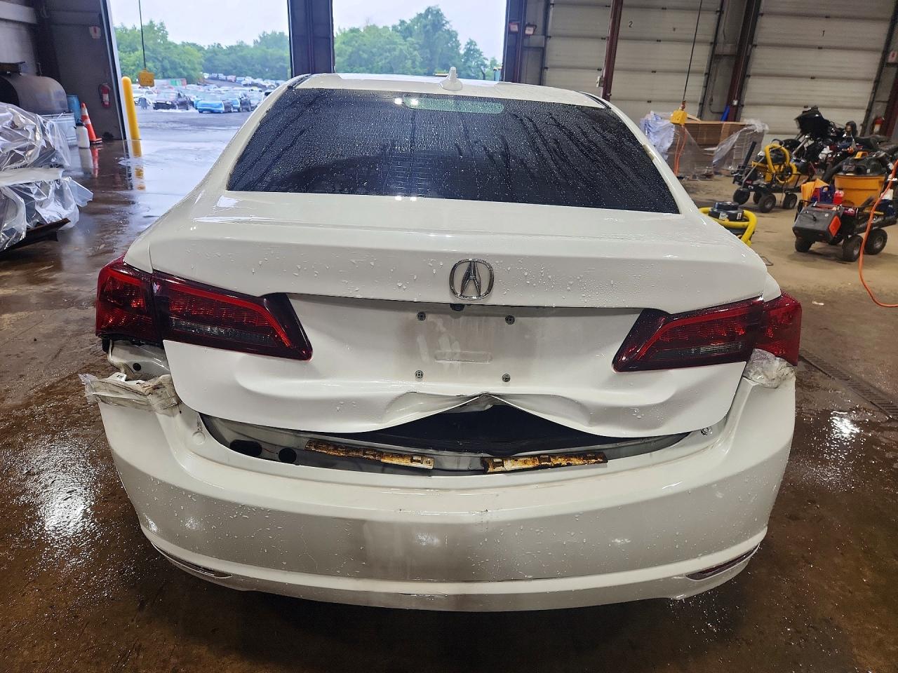 2015 Acura Tlx White vin: 19UUB1F39FA019458