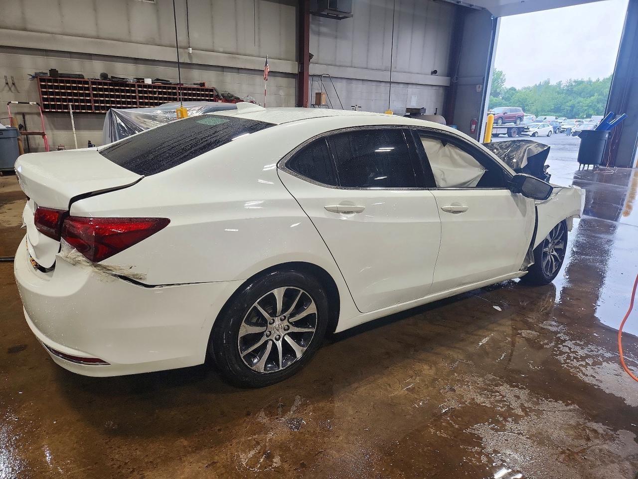2015 Acura Tlx White vin: 19UUB1F39FA019458