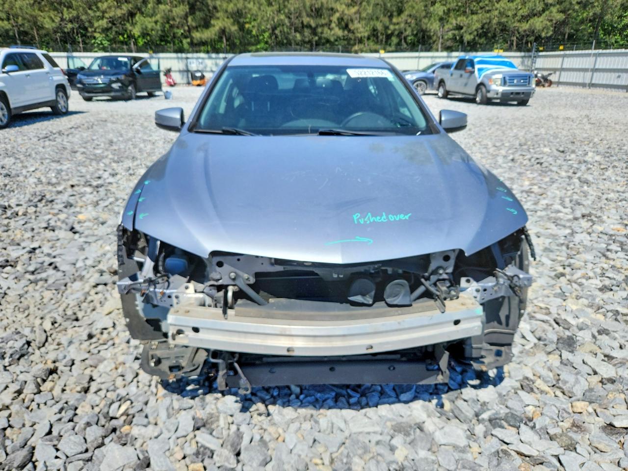 2015 Acura Tlx Silver vin: 19UUB1F39FA020268