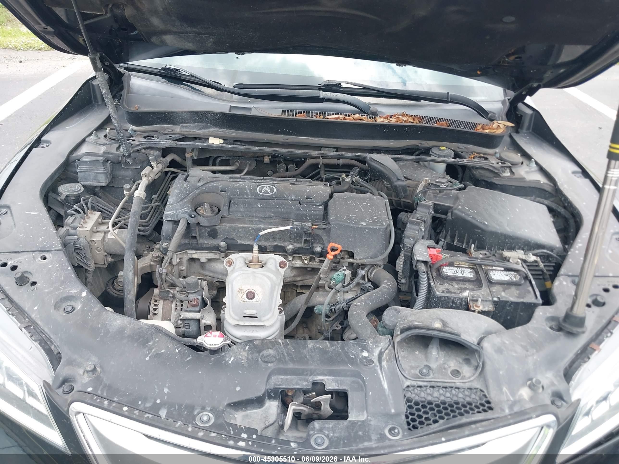 2015 Acura Tlx   Black vin: 19UUB1F39FA024661
