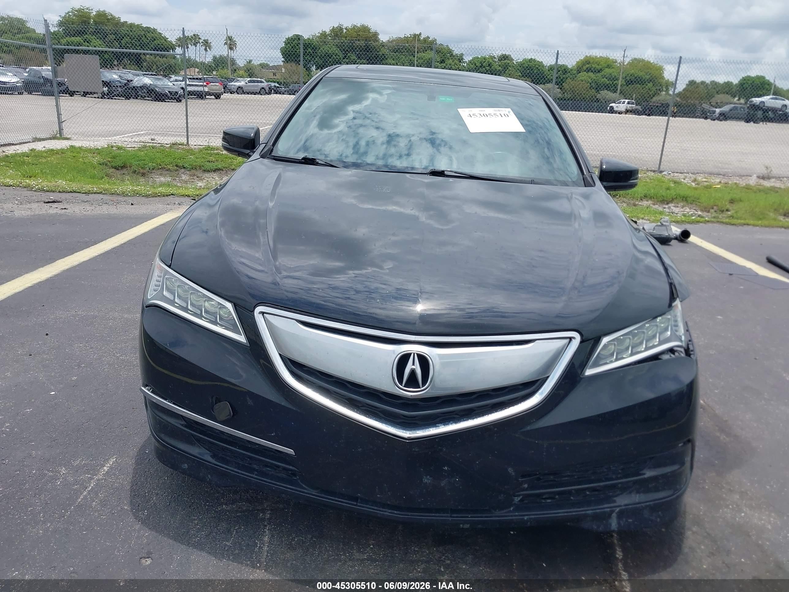 2015 Acura Tlx   Black vin: 19UUB1F39FA024661