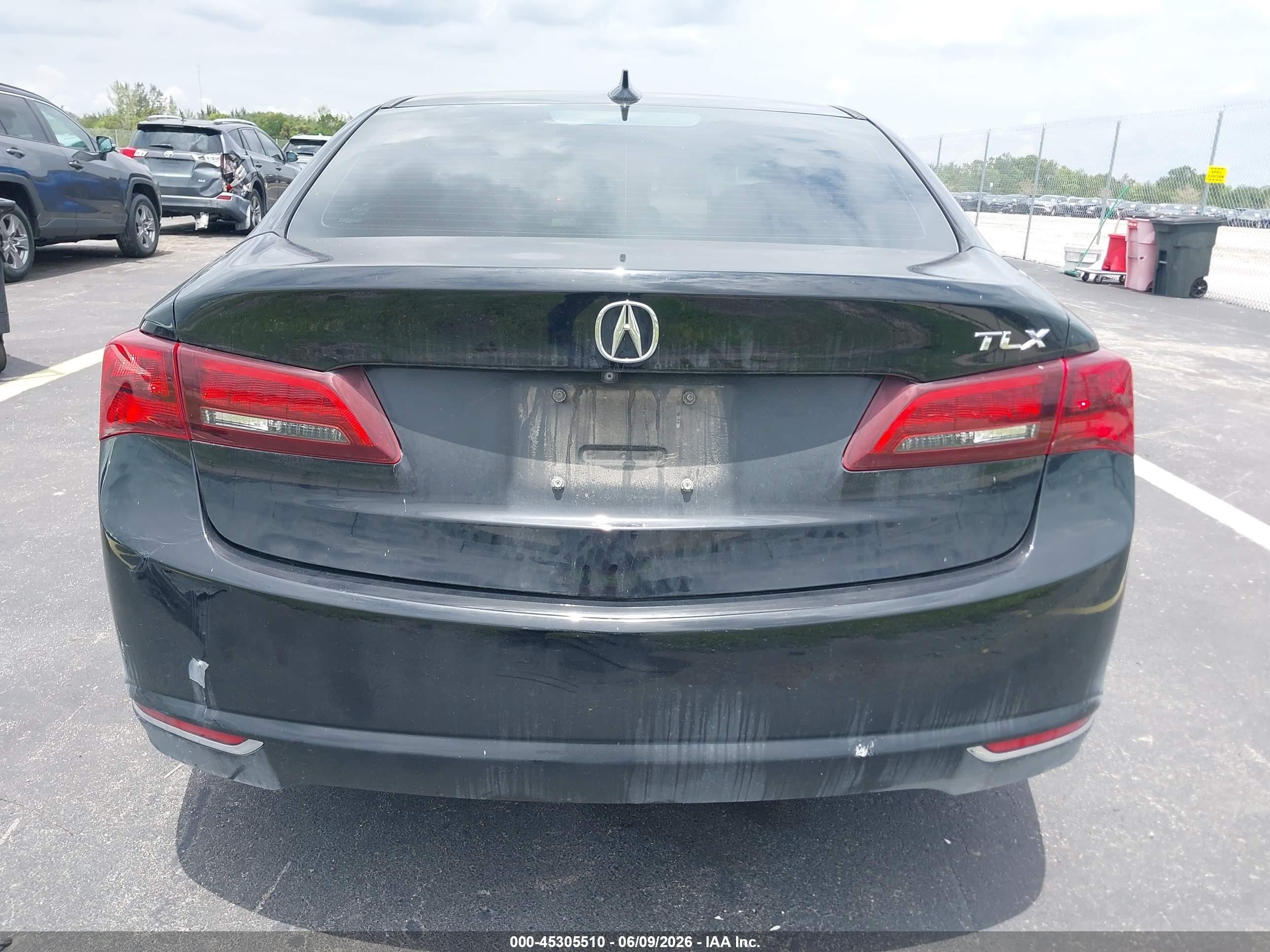 2015 Acura Tlx   Black vin: 19UUB1F39FA024661