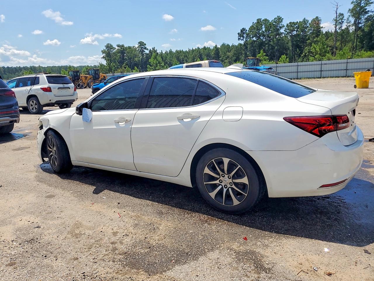 2015 Acura Tlx White vin: 19UUB1F39FA024711