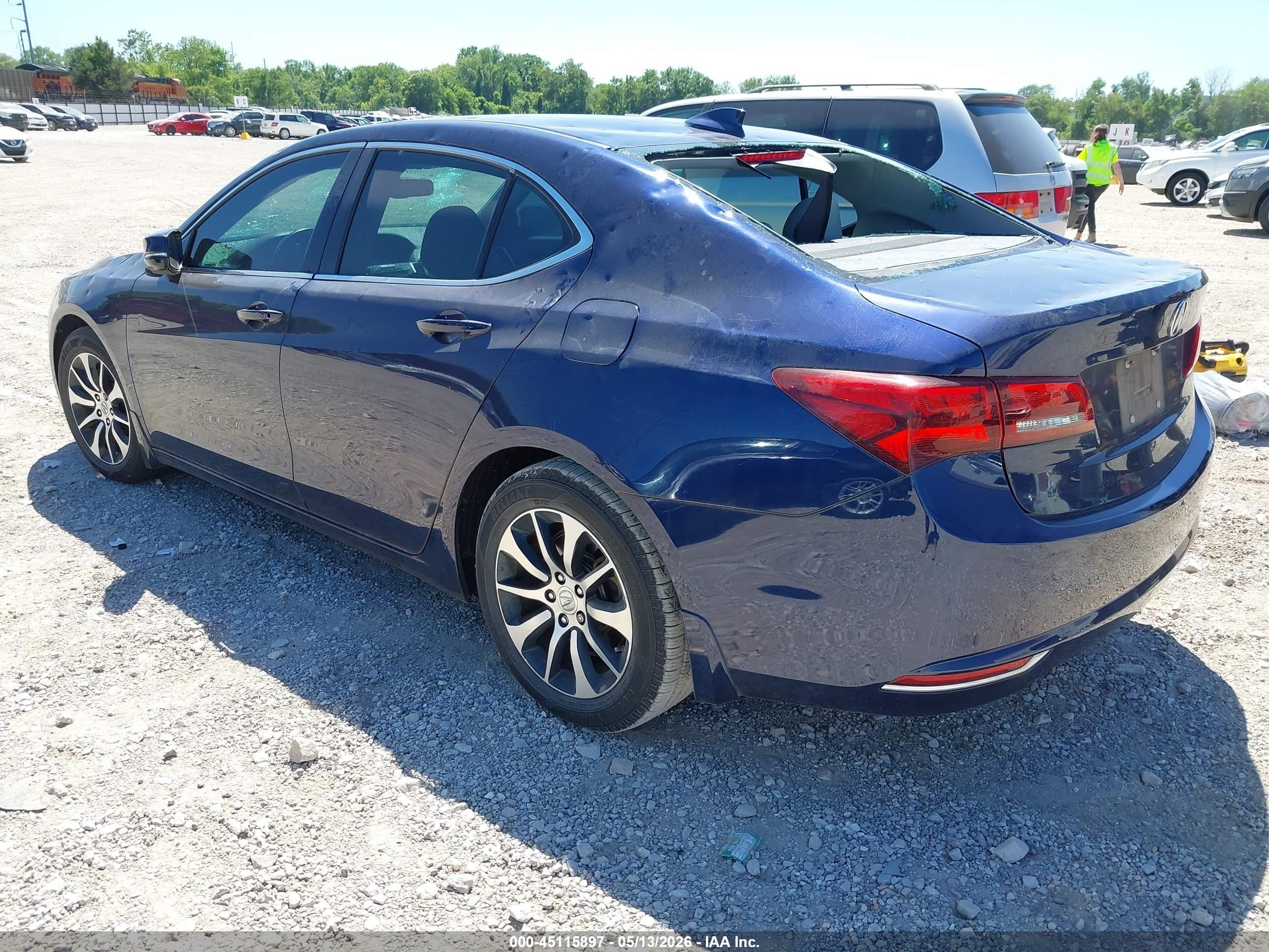 2015 Acura Tlx   Blue vin: 19UUB1F39FA026880