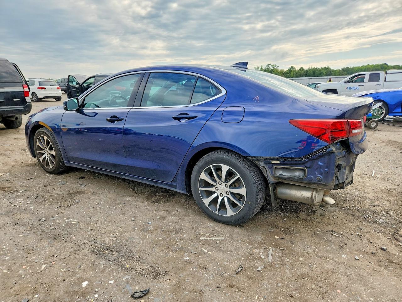 2015 Acura Tlx Blue vin: 19UUB1F3XFA005195