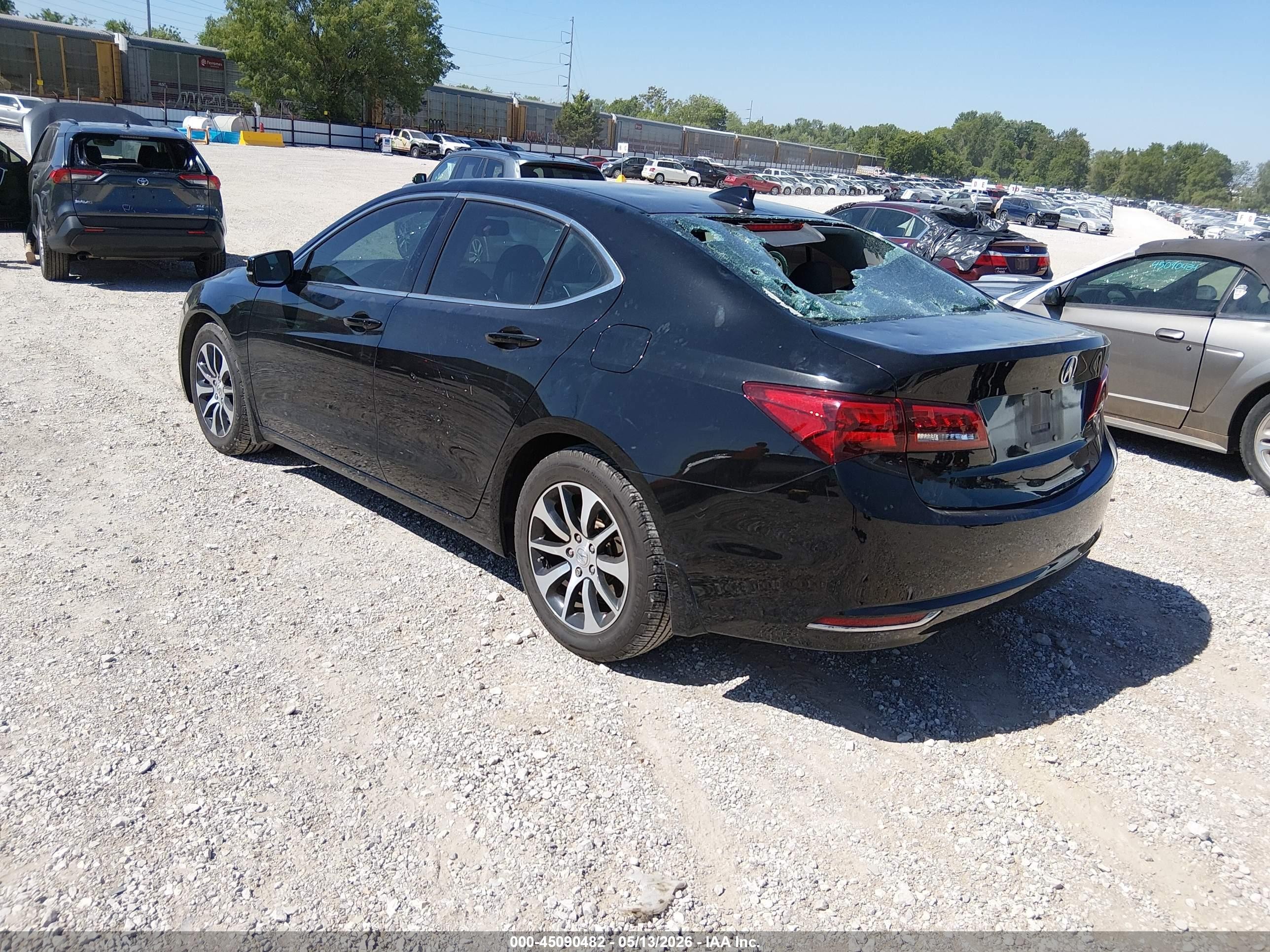 2015 Acura Tlx   Black vin: 19UUB1F3XFA007206