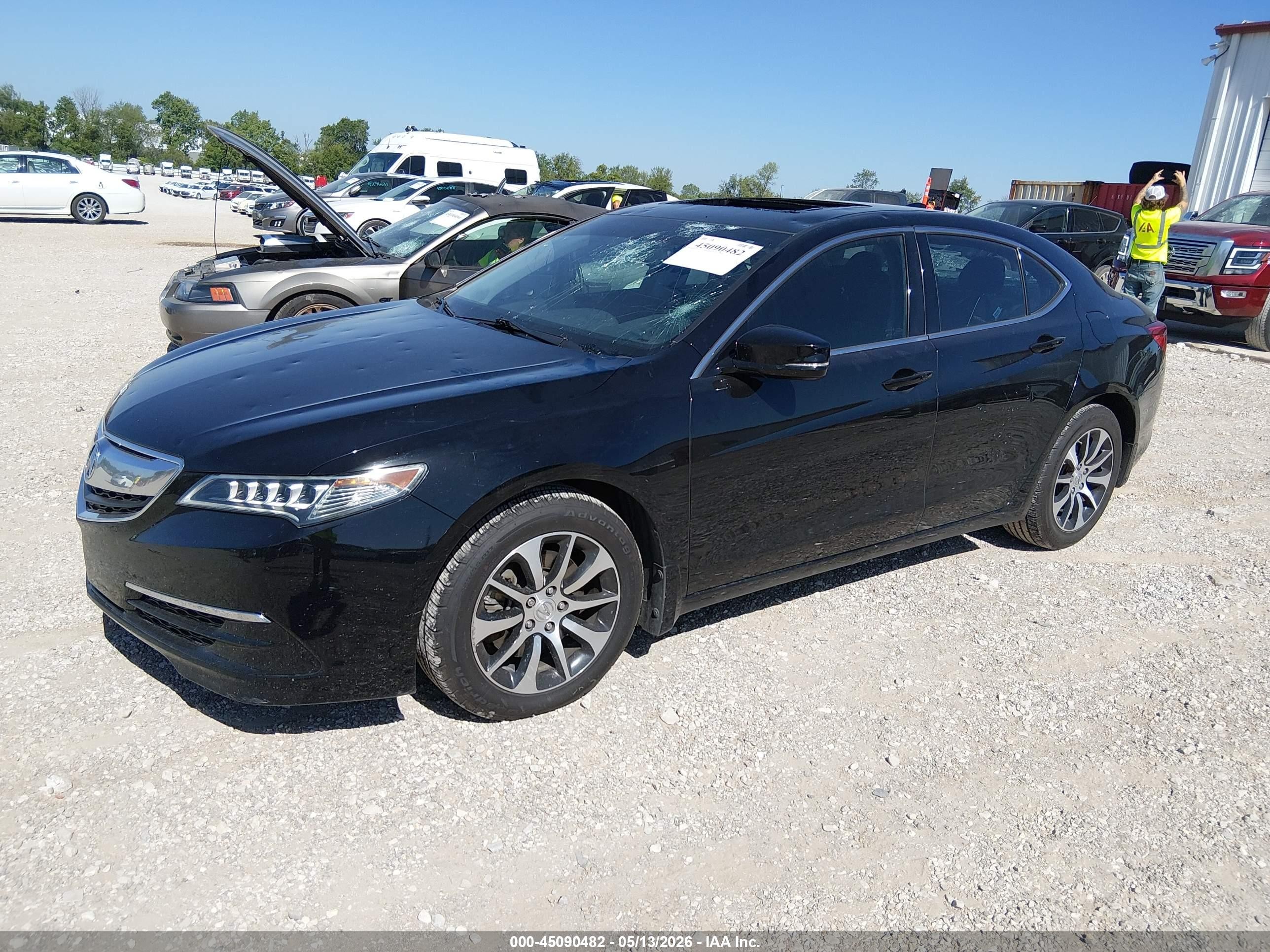 2015 Acura Tlx   Black vin: 19UUB1F3XFA007206