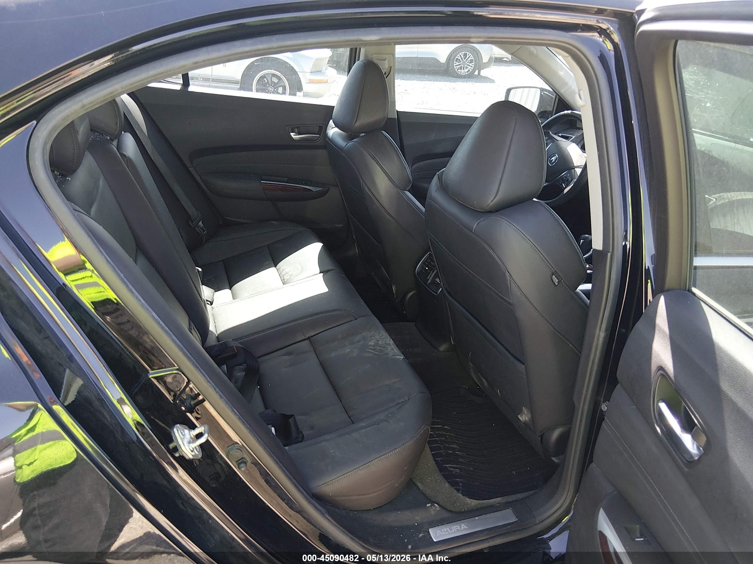 2015 Acura Tlx   Black vin: 19UUB1F3XFA007206