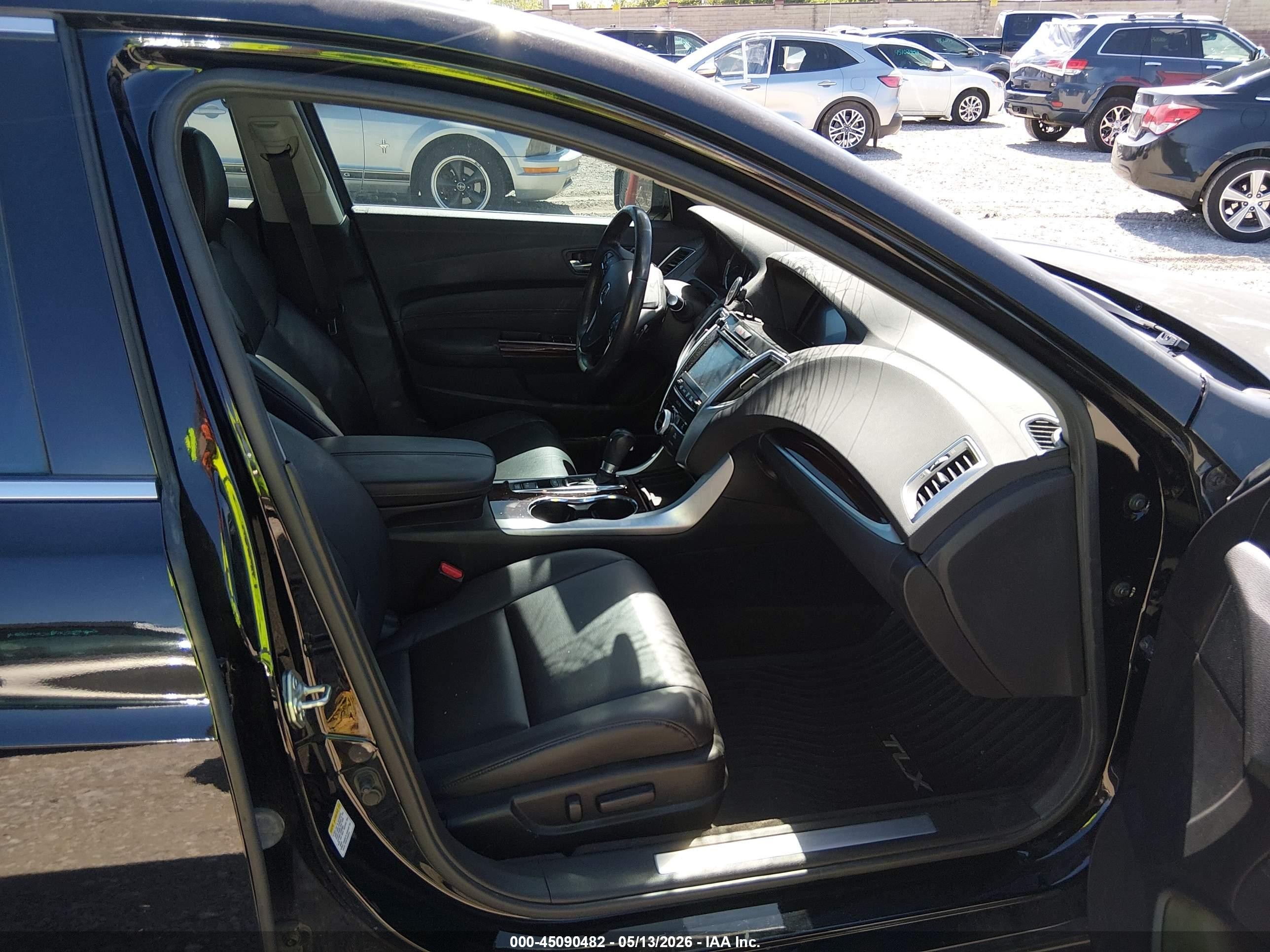 2015 Acura Tlx   Black vin: 19UUB1F3XFA007206