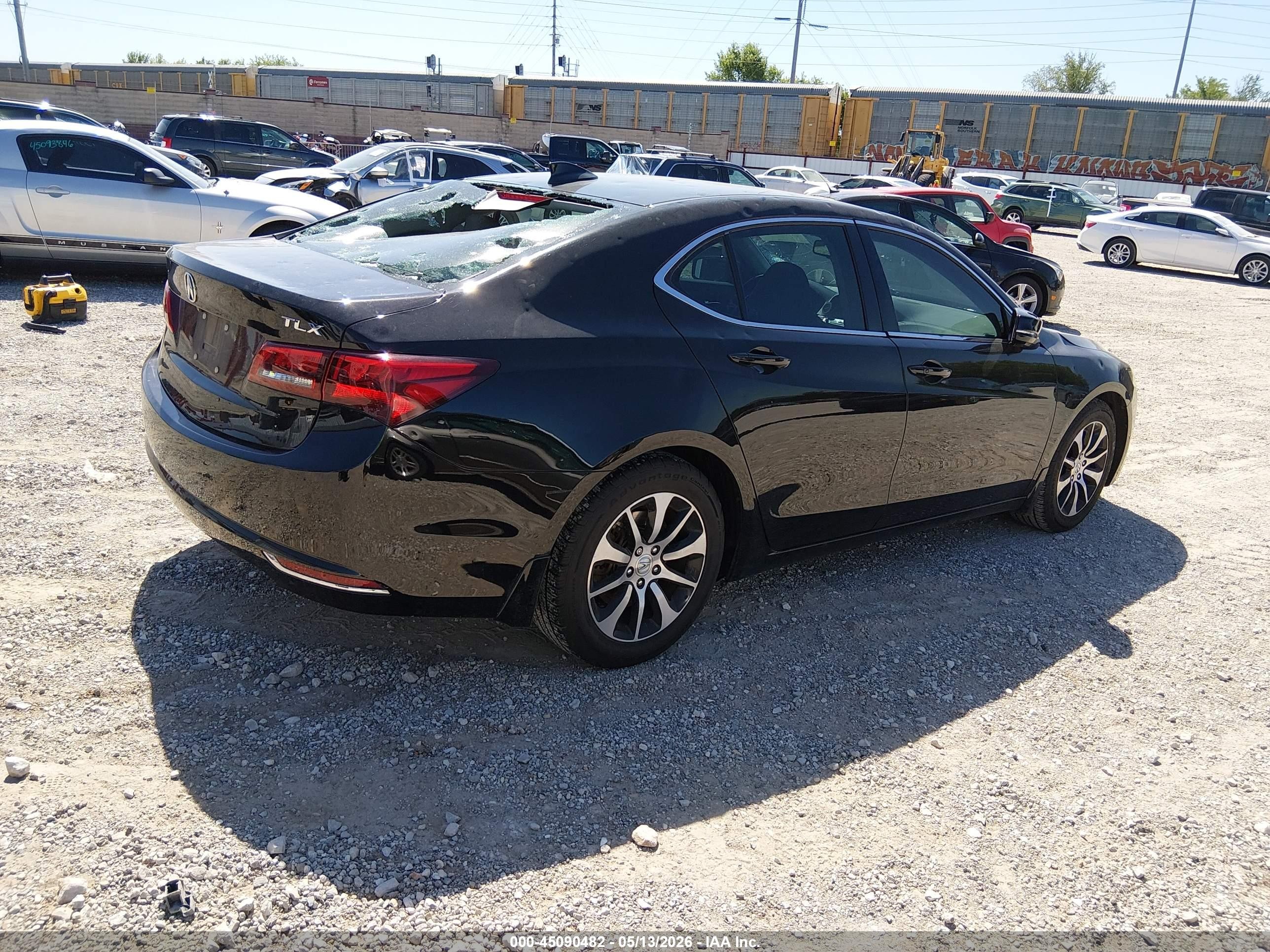 2015 Acura Tlx   Black vin: 19UUB1F3XFA007206