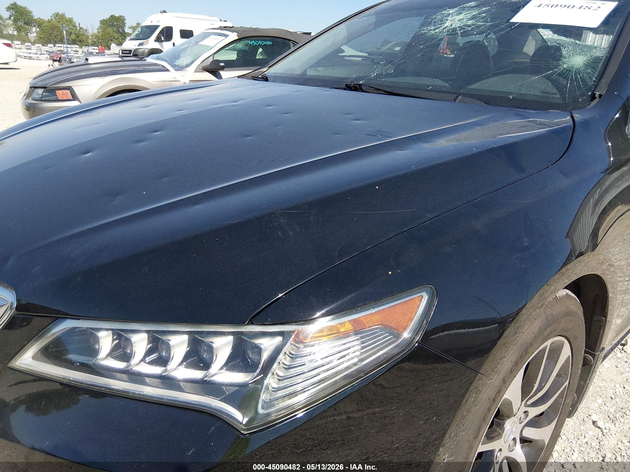 2015 Acura Tlx   Black vin: 19UUB1F3XFA007206