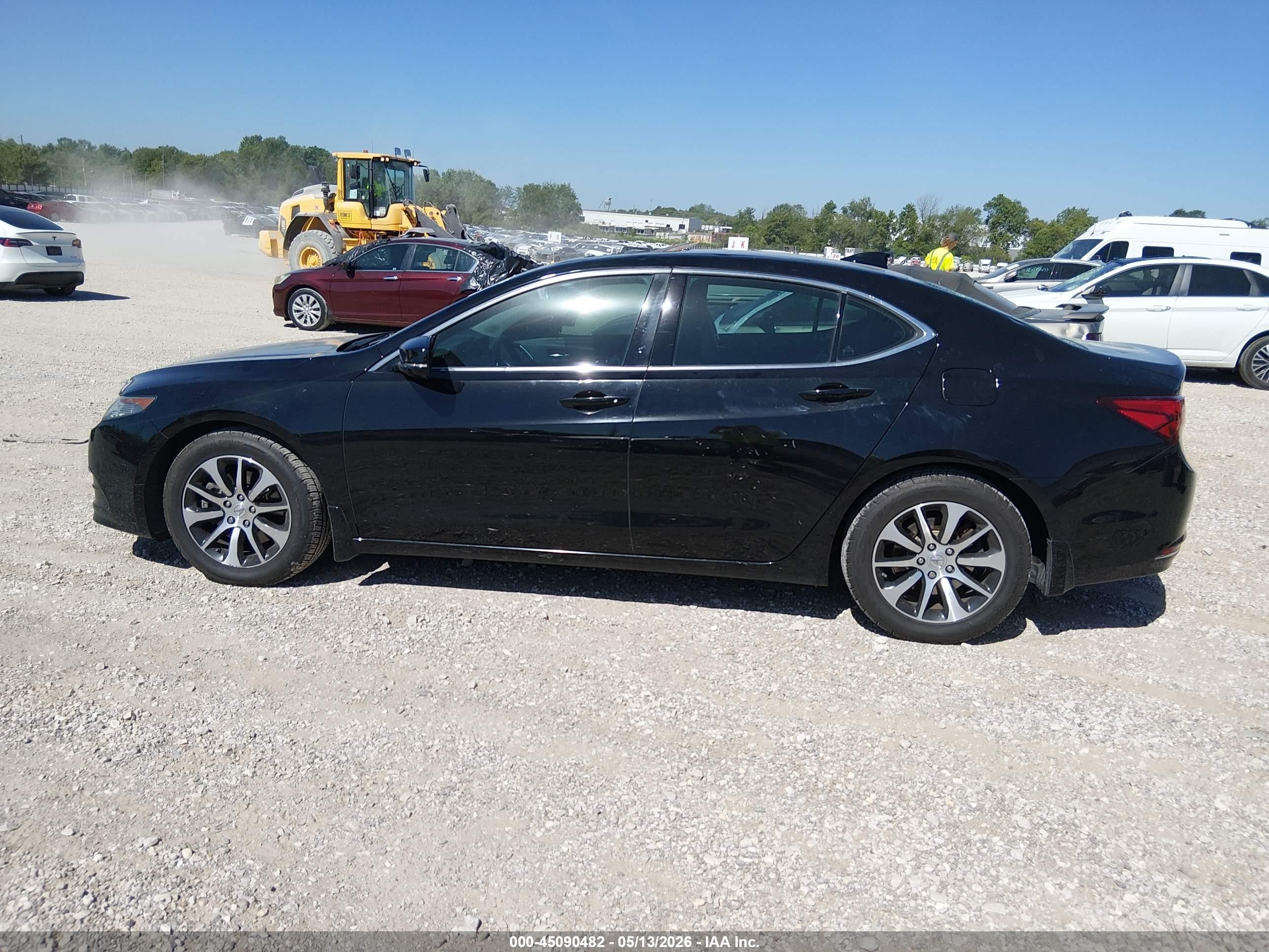 2015 Acura Tlx   Black vin: 19UUB1F3XFA007206