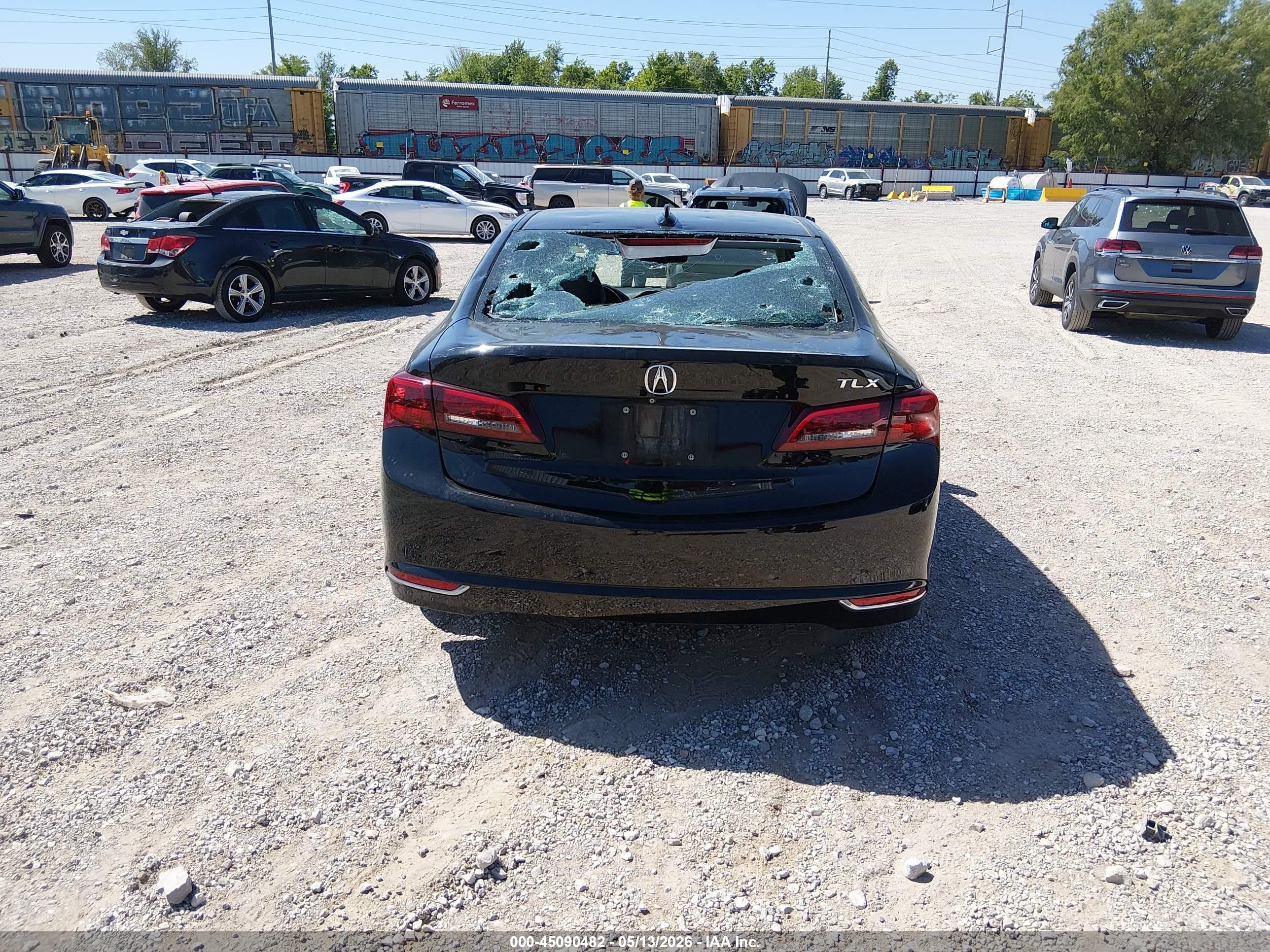 2015 Acura Tlx   Black vin: 19UUB1F3XFA007206