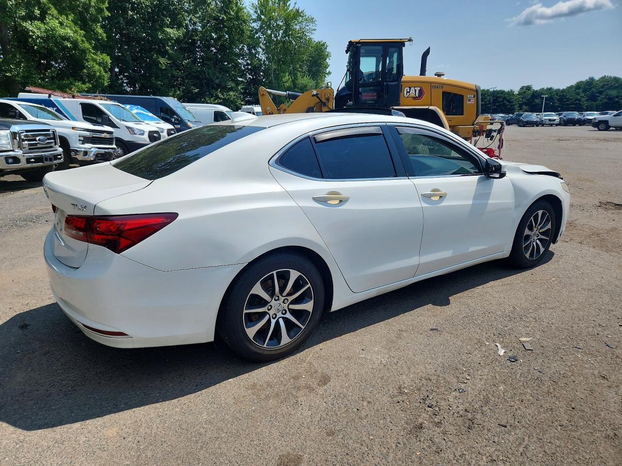 2015 Acura Tlx White vin: 19UUB1F3XFA011935