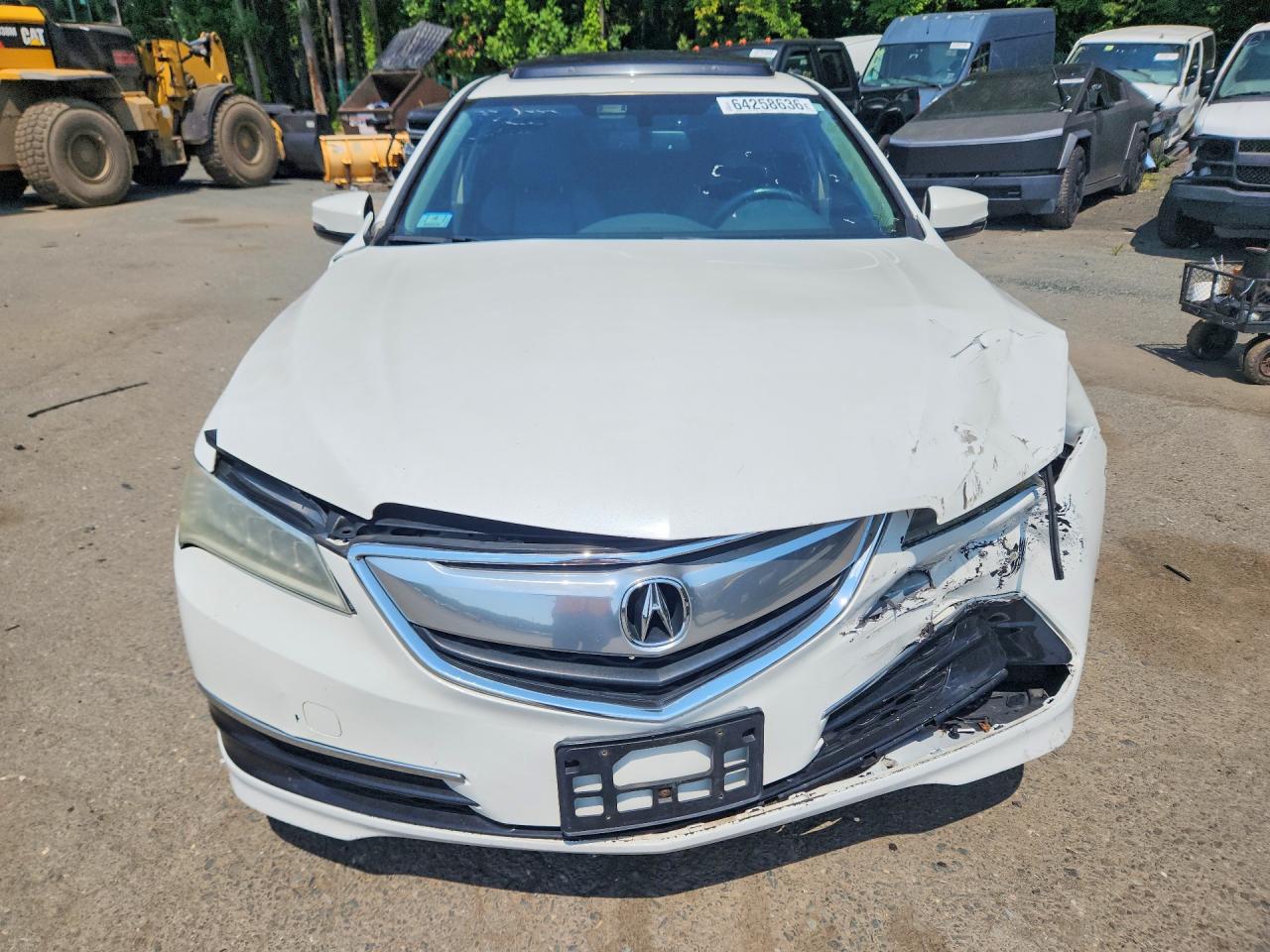 2015 Acura Tlx White vin: 19UUB1F3XFA011935