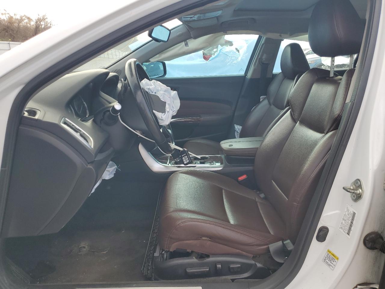 2015 Acura Tlx Белый vin: 19UUB1F3XFA012924