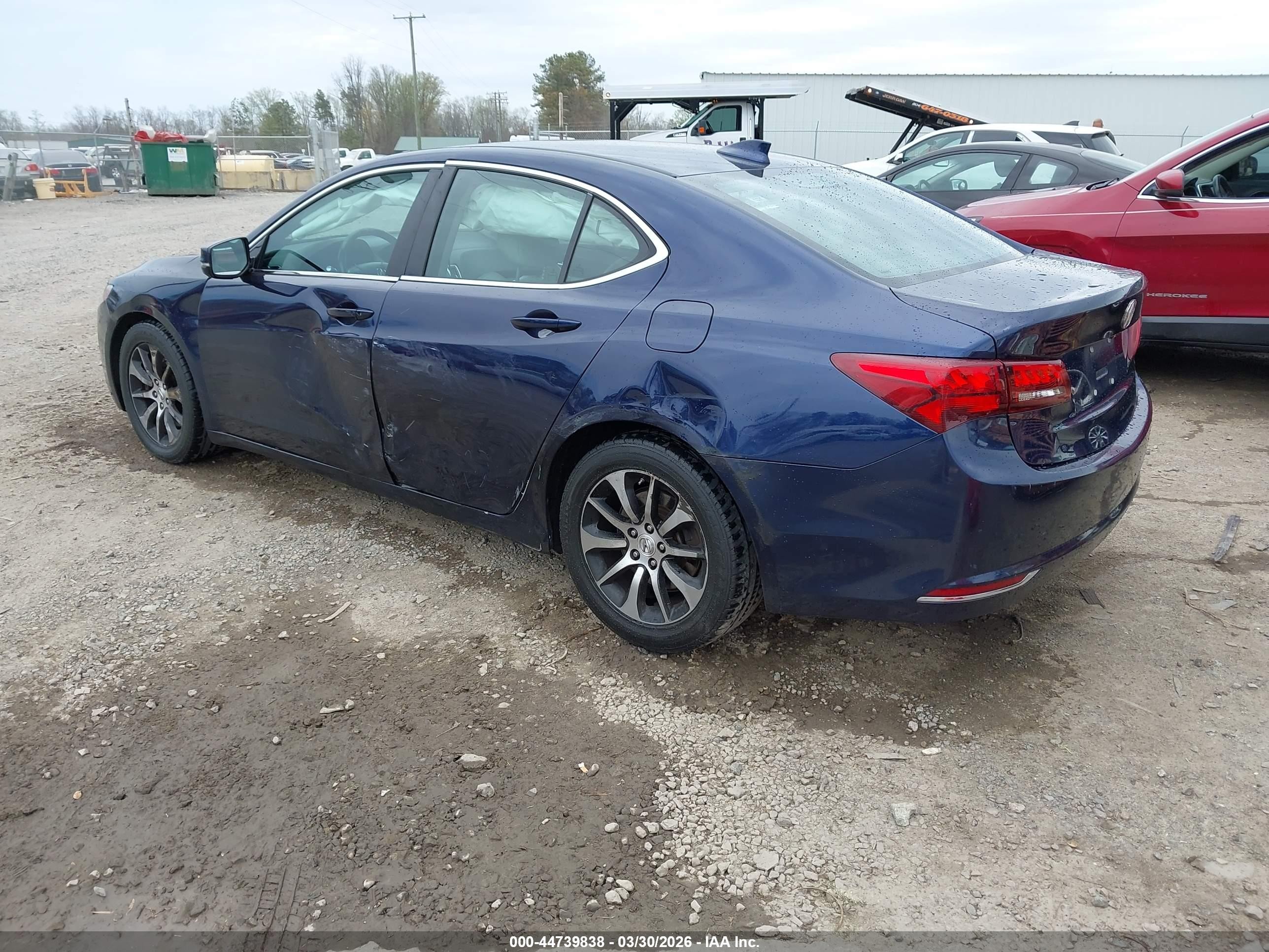 2015 Acura Tlx   Синий vin: 19UUB1F3XFA016438