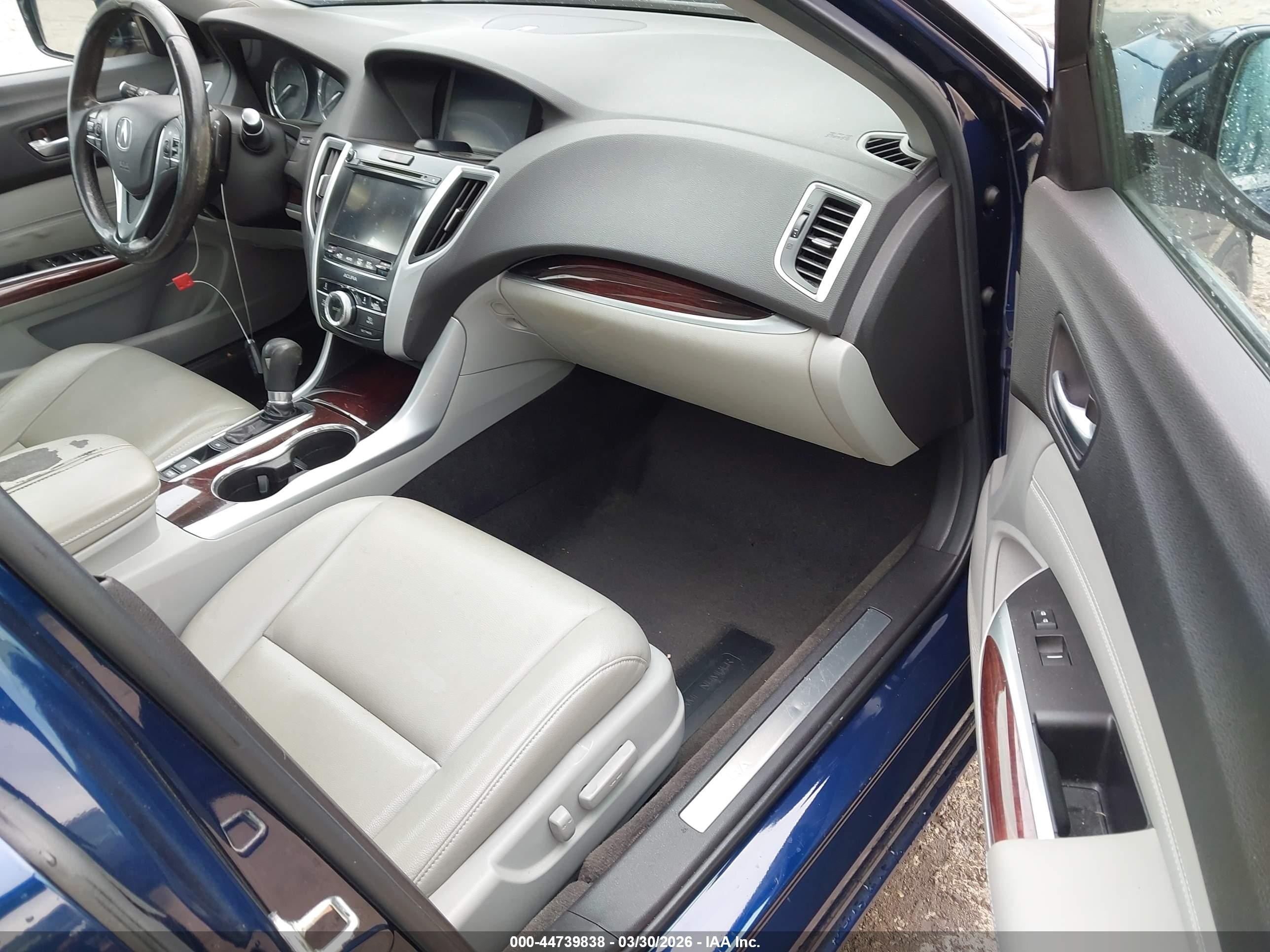 2015 Acura Tlx   Синий vin: 19UUB1F3XFA016438