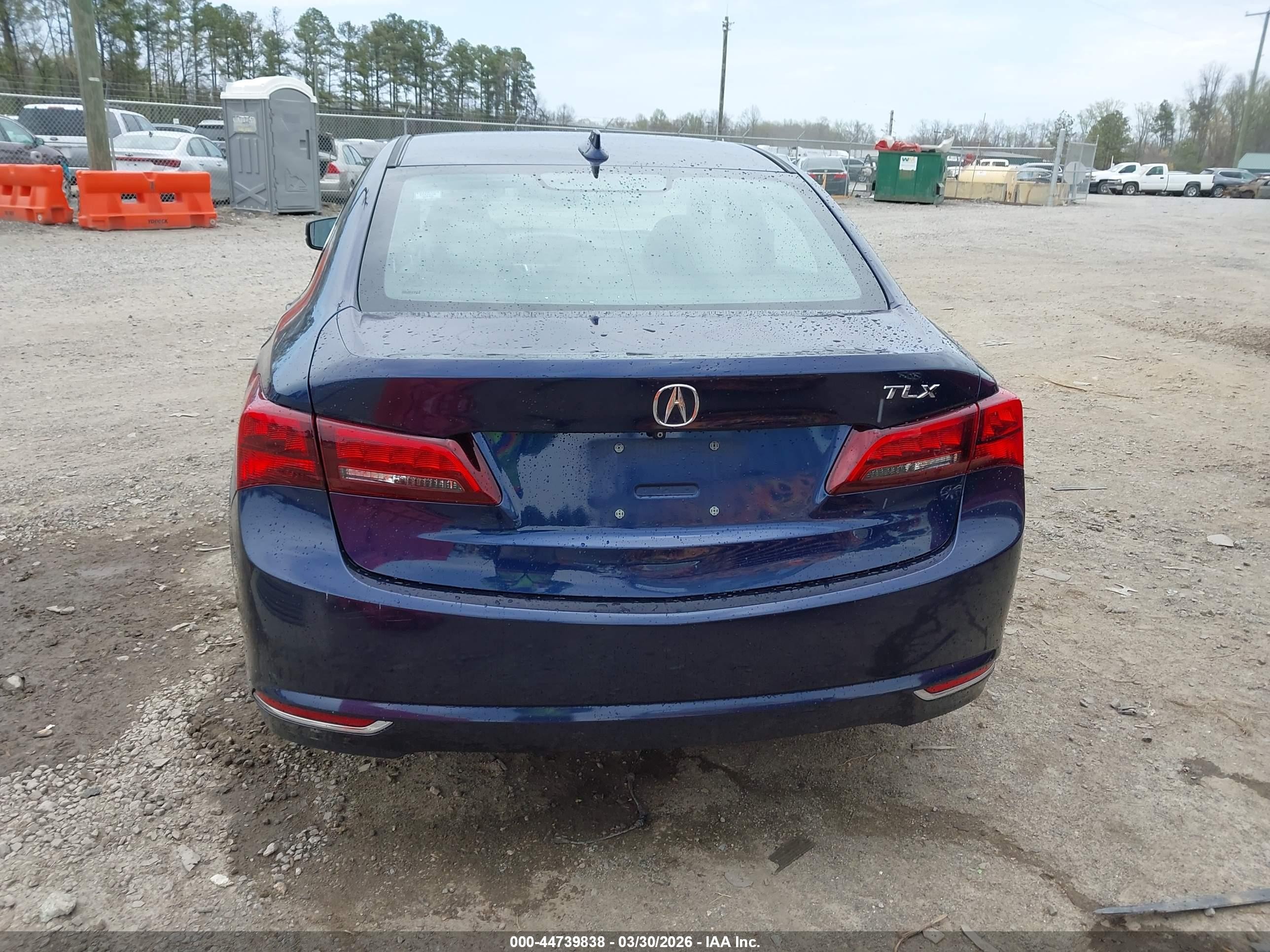 2015 Acura Tlx   Синий vin: 19UUB1F3XFA016438