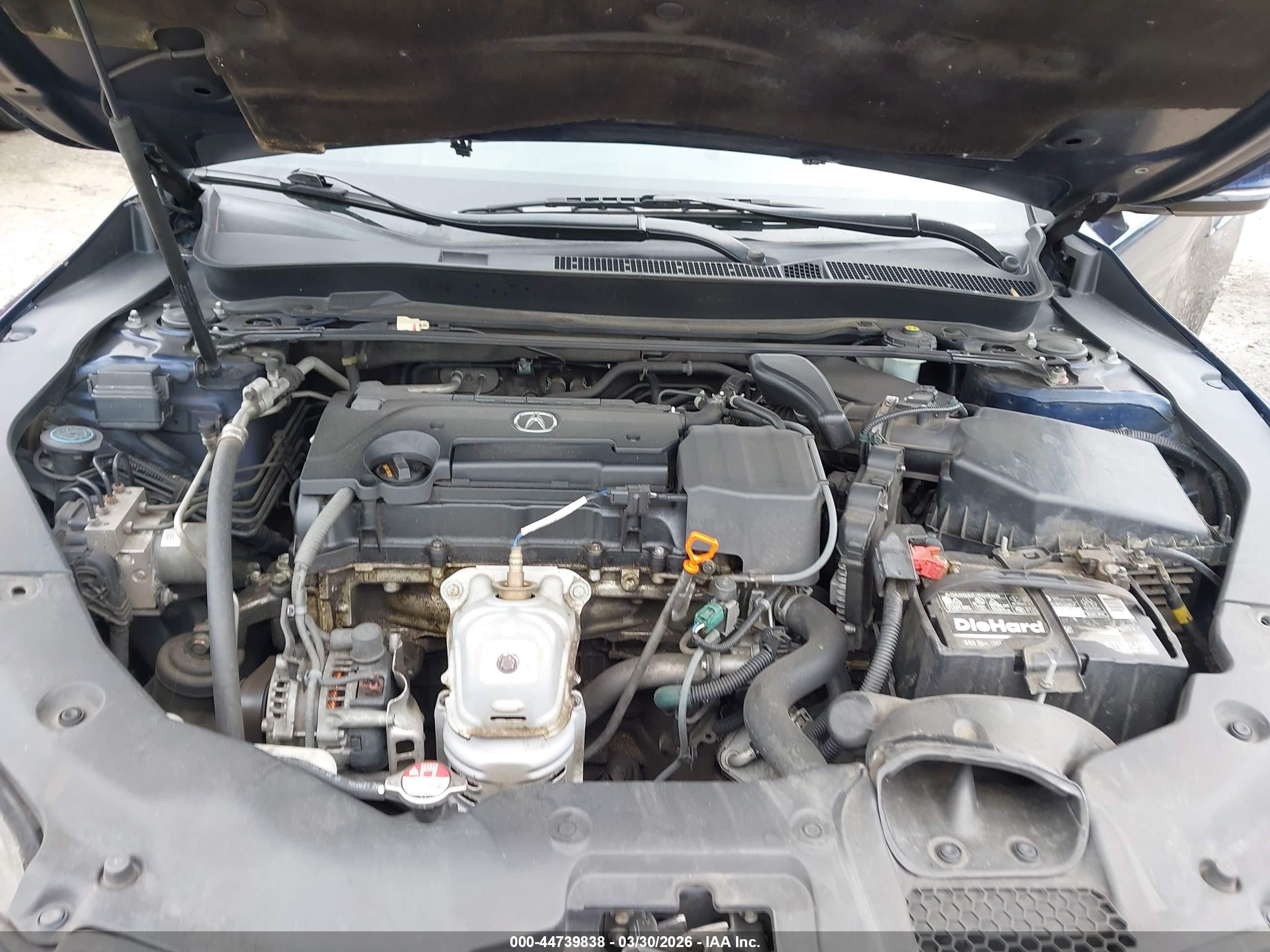 2015 Acura Tlx   Синий vin: 19UUB1F3XFA016438