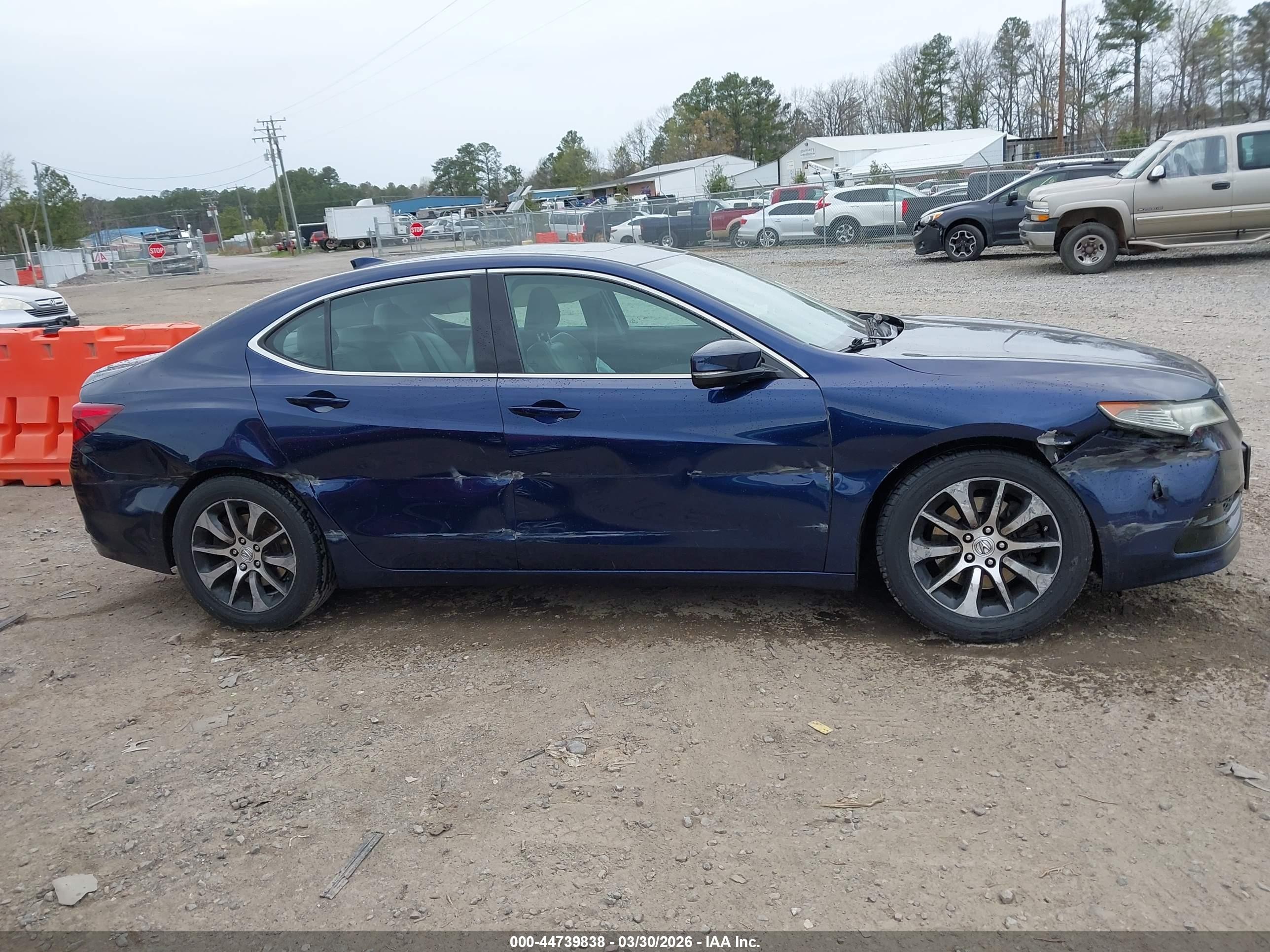 2015 Acura Tlx   Синий vin: 19UUB1F3XFA016438