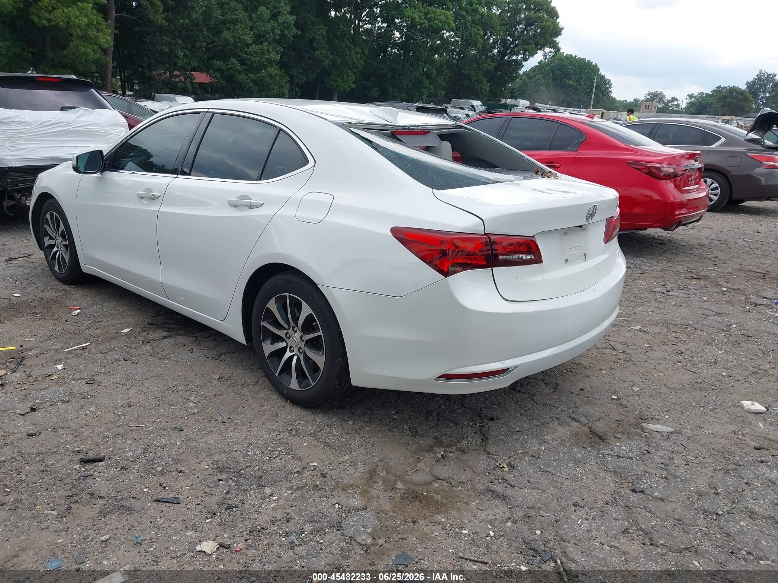 2015 Acura Tlx   Белый vin: 19UUB1F3XFA024202
