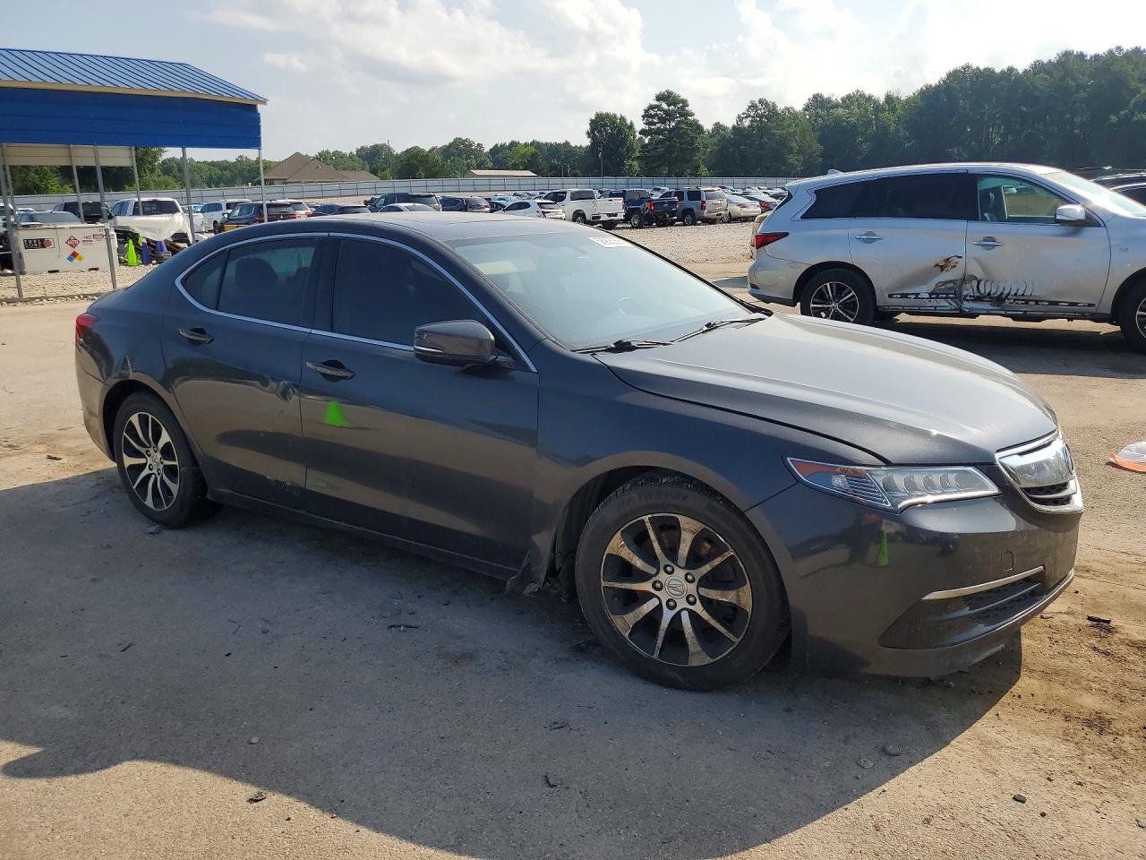 2015 Acura Tlx Gray vin: 19UUB1F3XFA024376