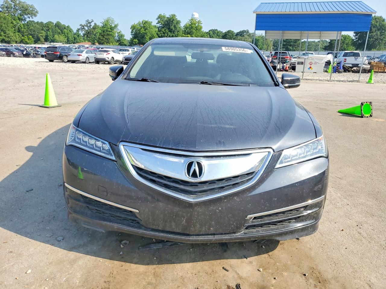 2015 Acura Tlx Gray vin: 19UUB1F3XFA024376