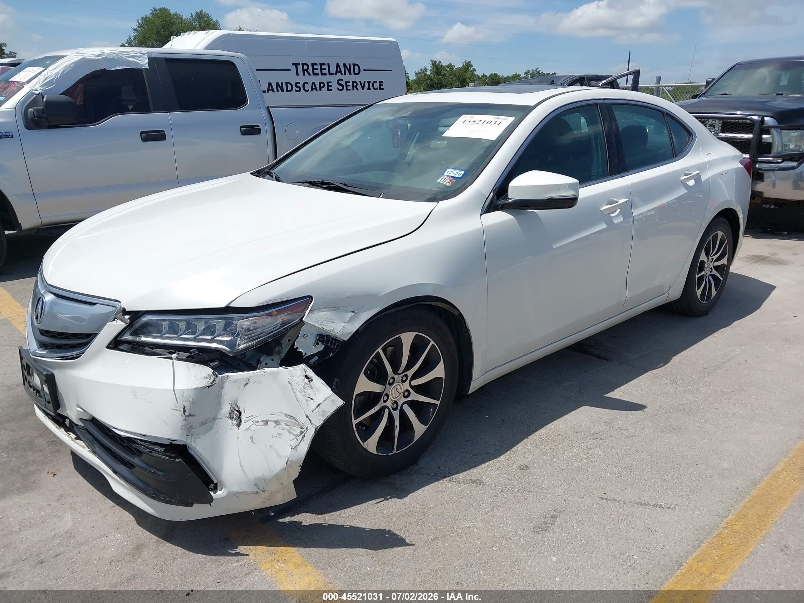 2015 Acura Tlx Tech White vin: 19UUB1F50FA004672