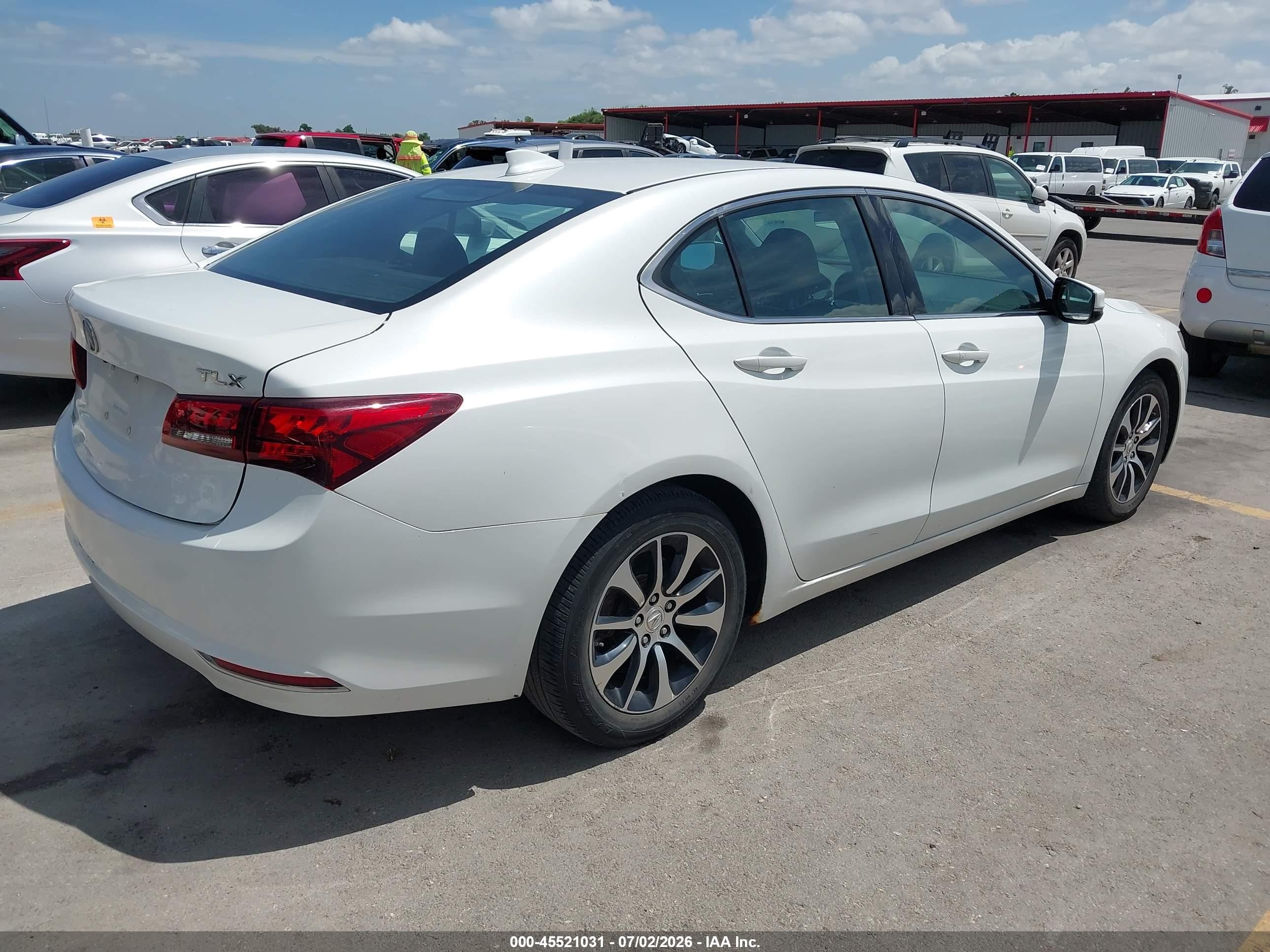 2015 Acura Tlx Tech White vin: 19UUB1F50FA004672