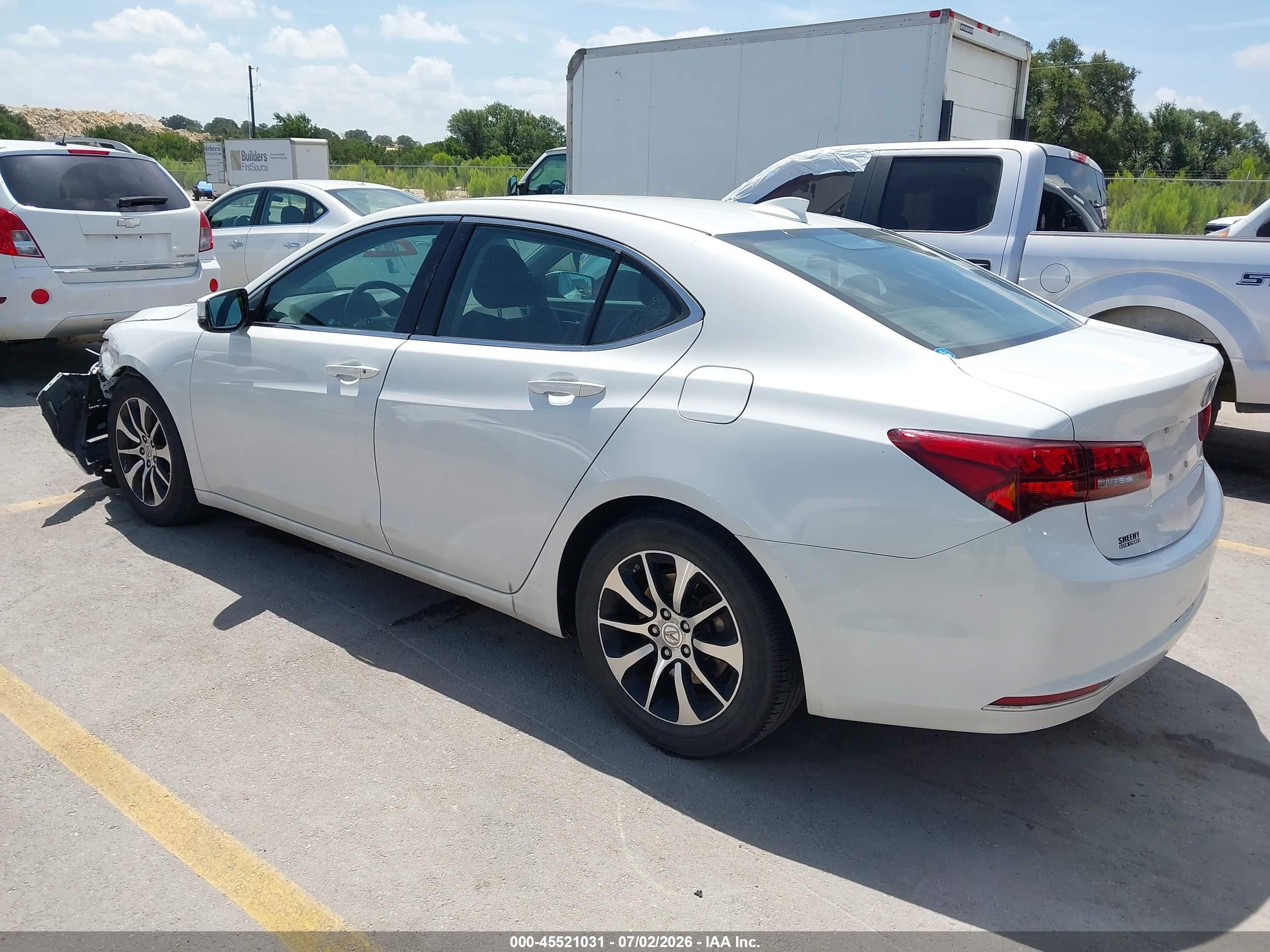 2015 Acura Tlx Tech White vin: 19UUB1F50FA004672