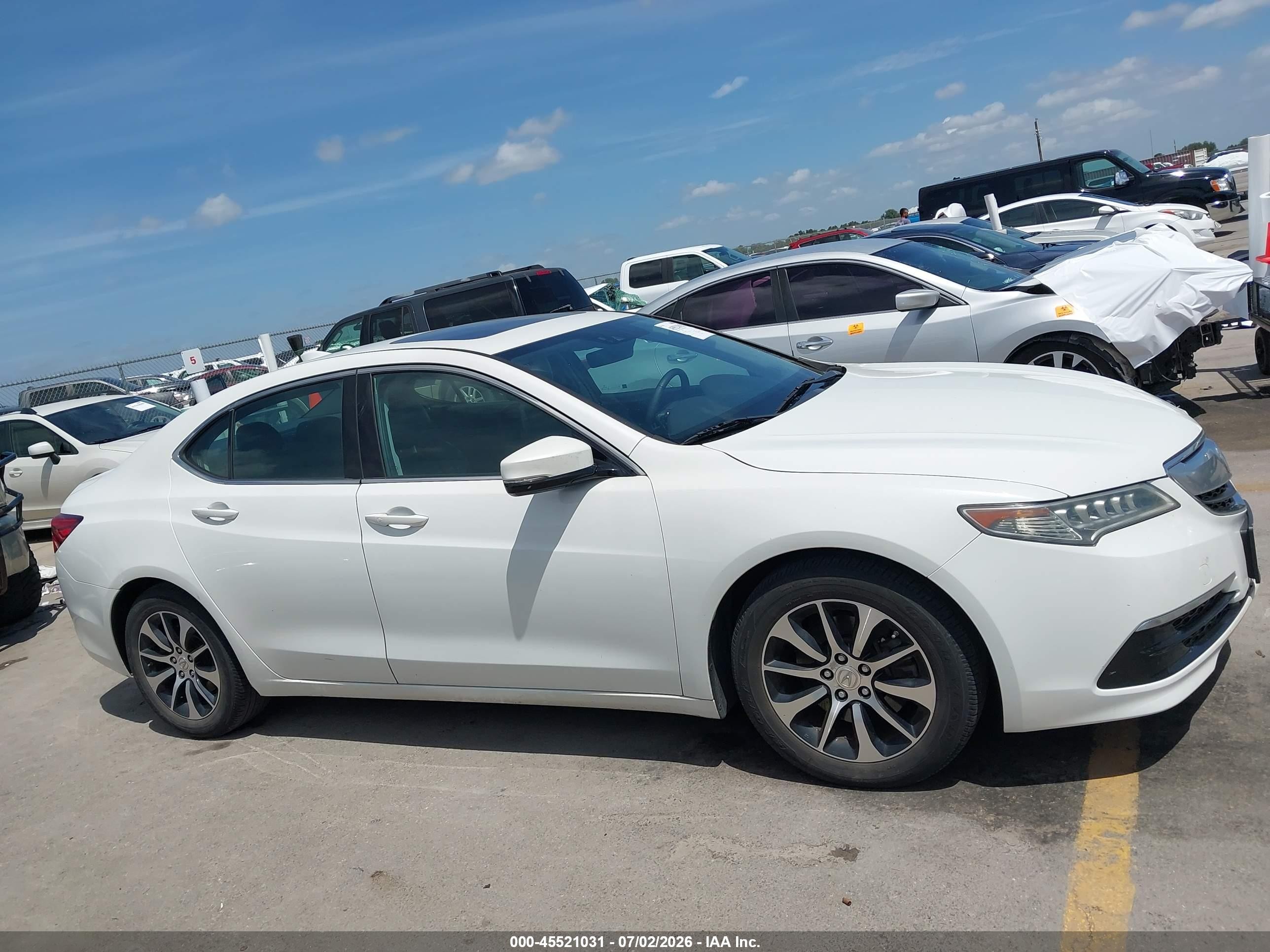 2015 Acura Tlx Tech White vin: 19UUB1F50FA004672