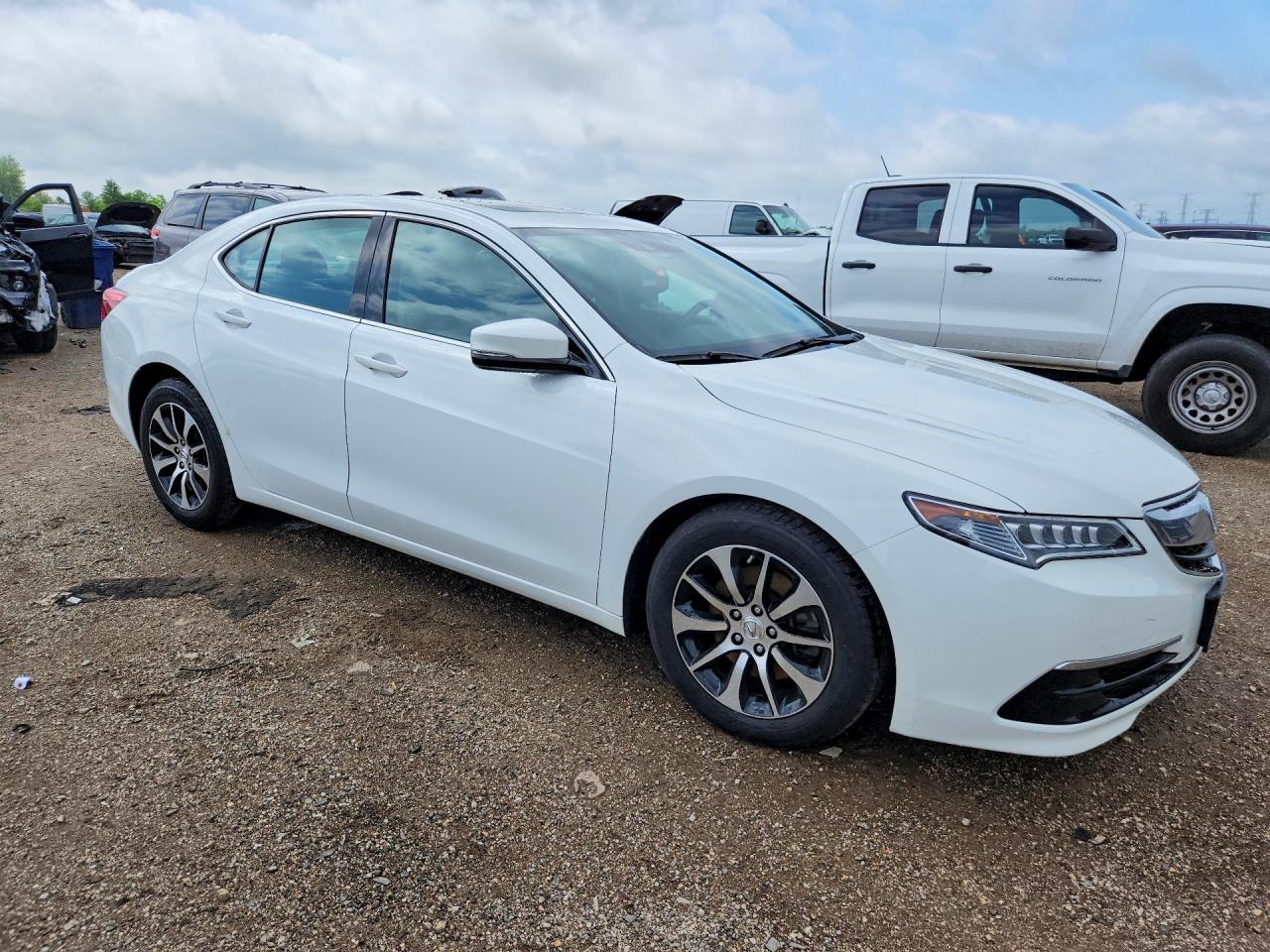 2015 Acura Tlx Tech White vin: 19UUB1F50FA005966
