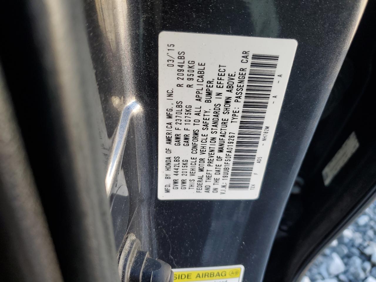 2015 Acura Tlx Tech Black vin: 19UUB1F50FA019267