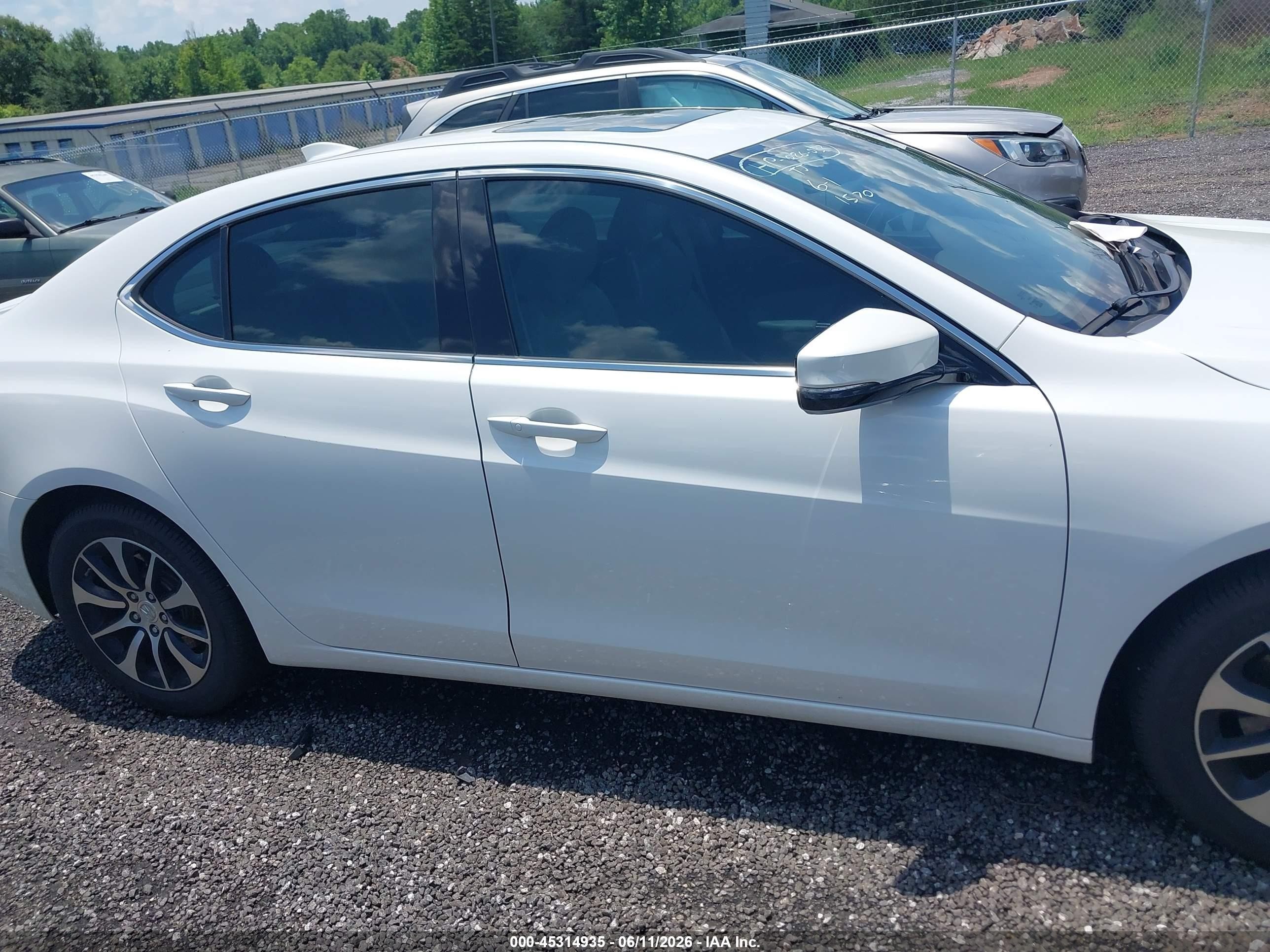 2015 Acura Tlx Tech White vin: 19UUB1F50FA021570