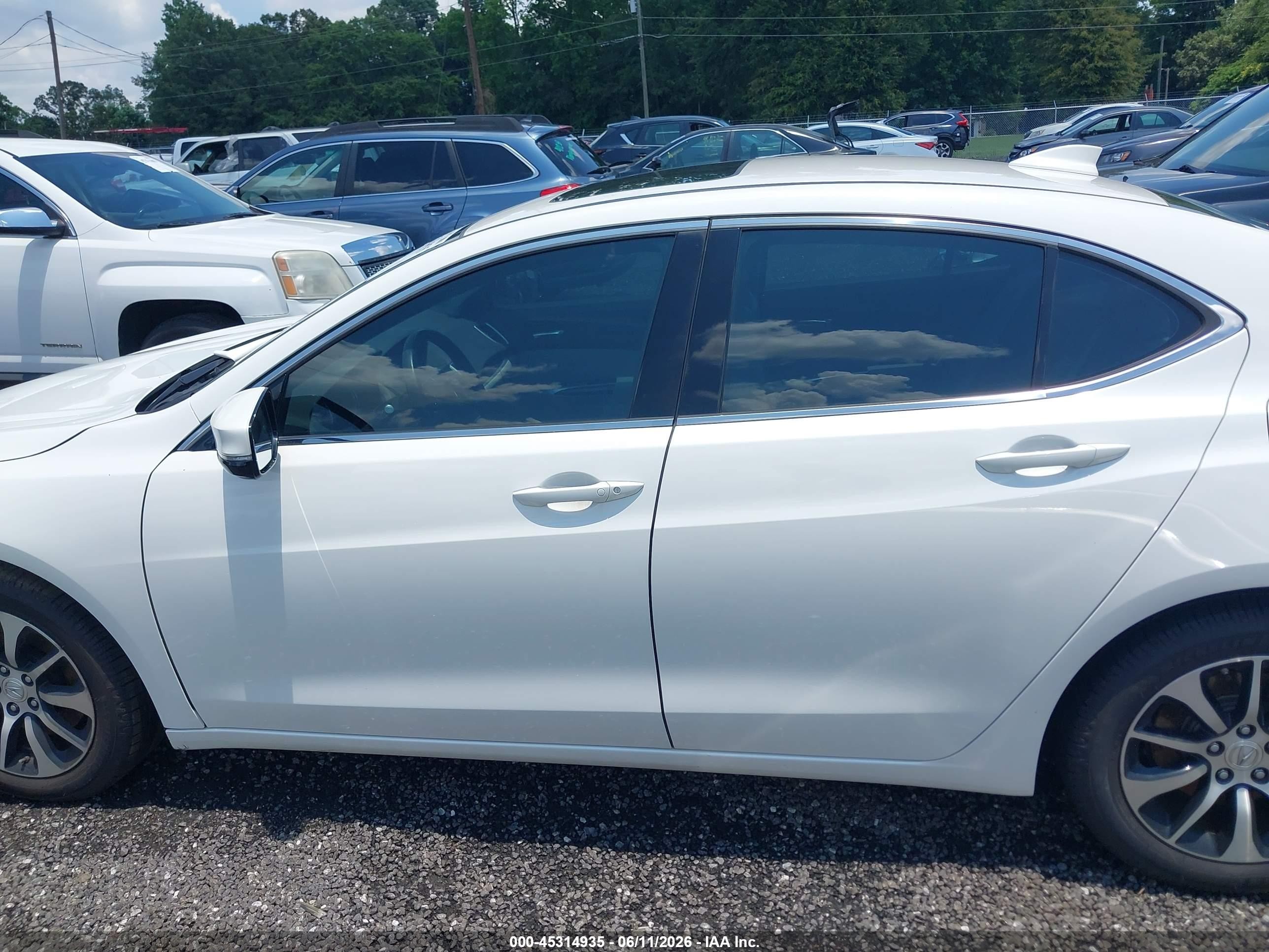 2015 Acura Tlx Tech White vin: 19UUB1F50FA021570