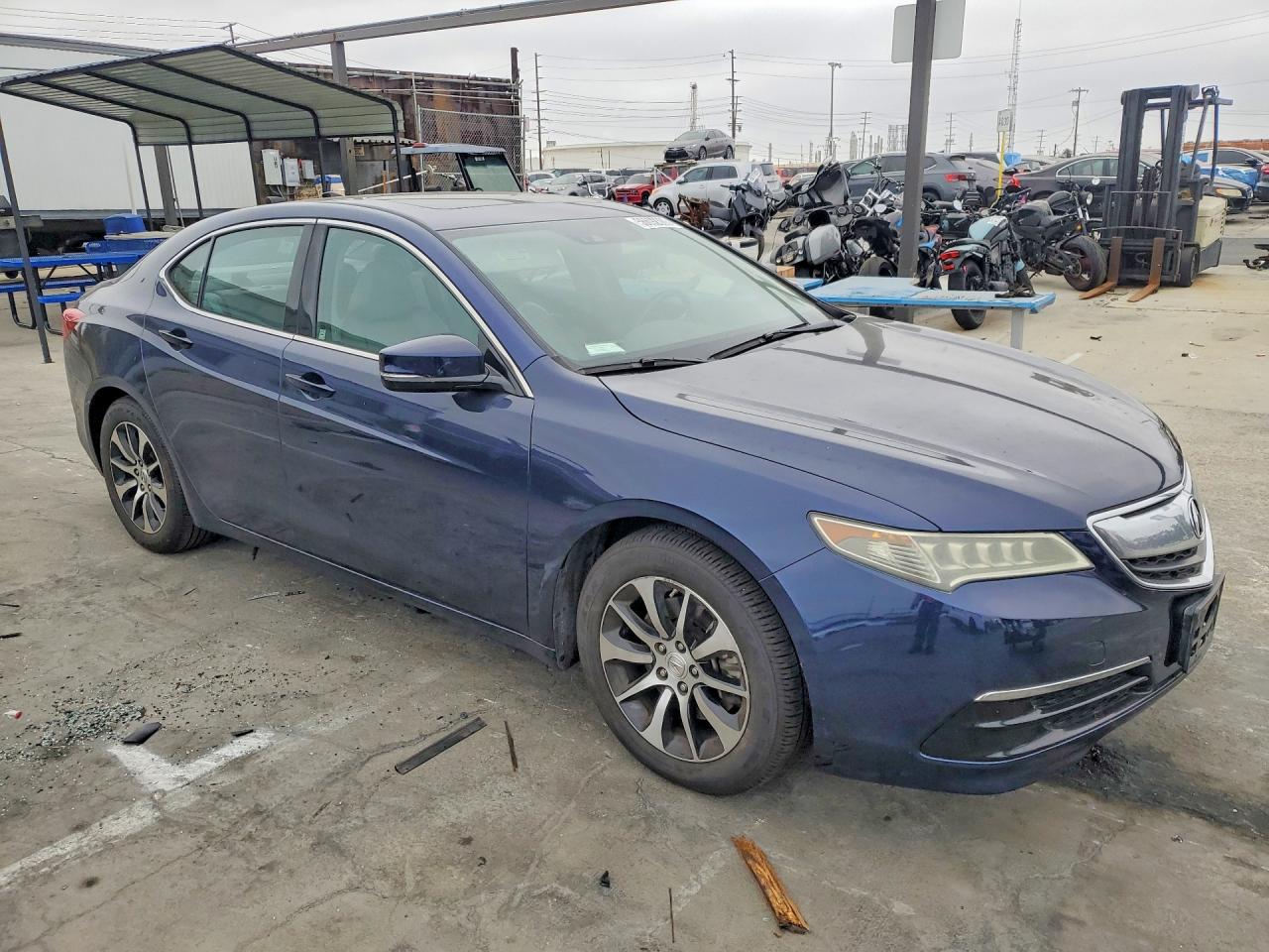 2015 Acura Tlx Tech Синий vin: 19UUB1F50FA028731