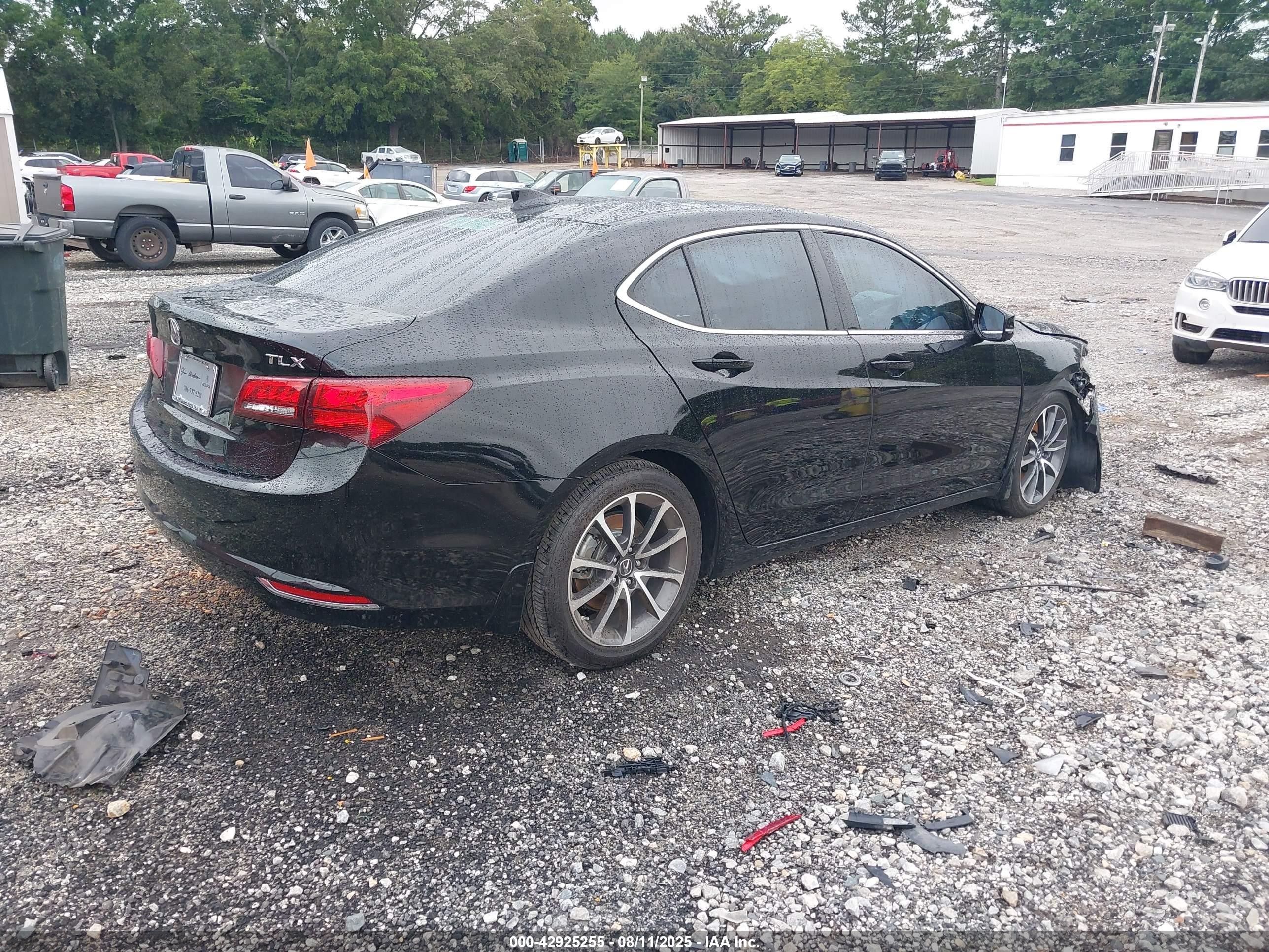 2017 Acura Tlx Technology Package Черный vin: 19UUB1F50HA010345