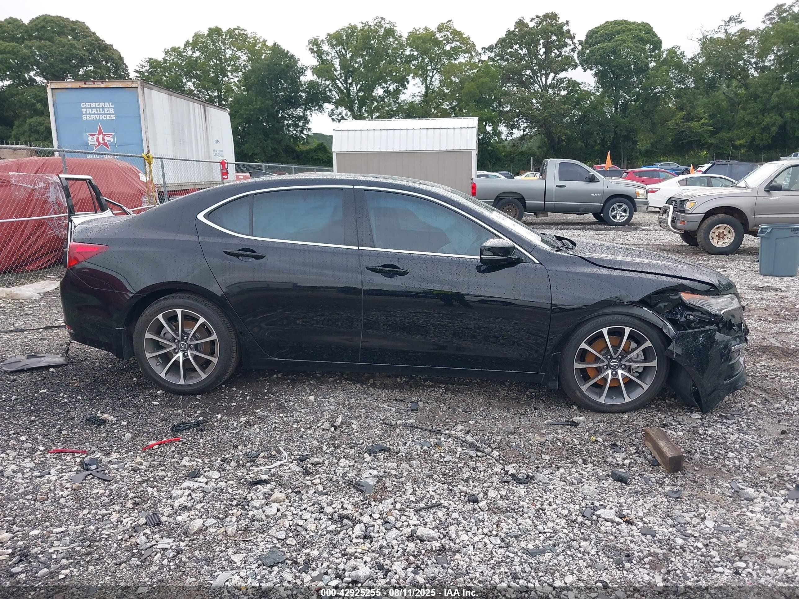 2017 Acura Tlx Technology Package Черный vin: 19UUB1F50HA010345