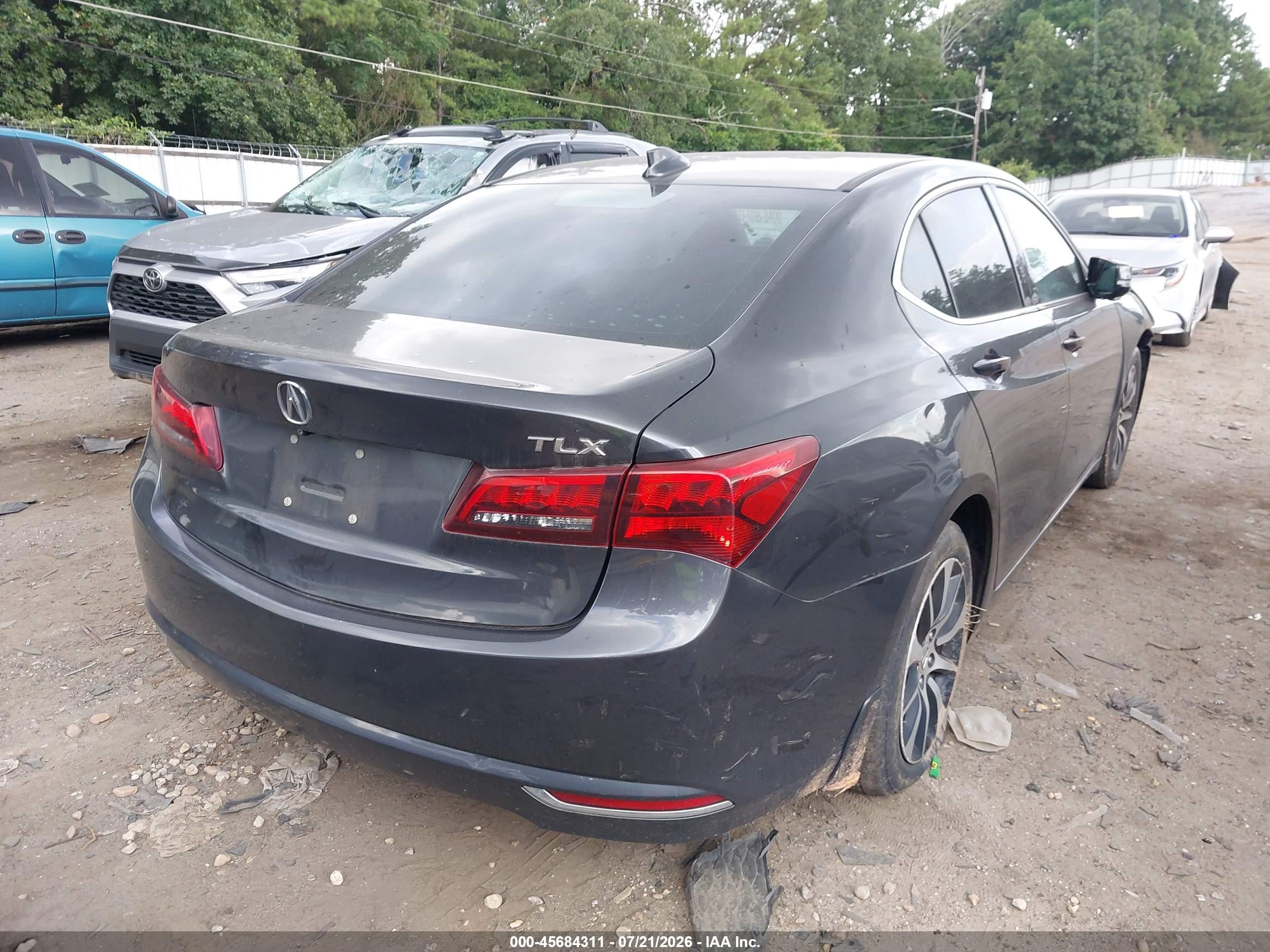 2015 Acura Tlx Tech Gray vin: 19UUB1F51FA011534