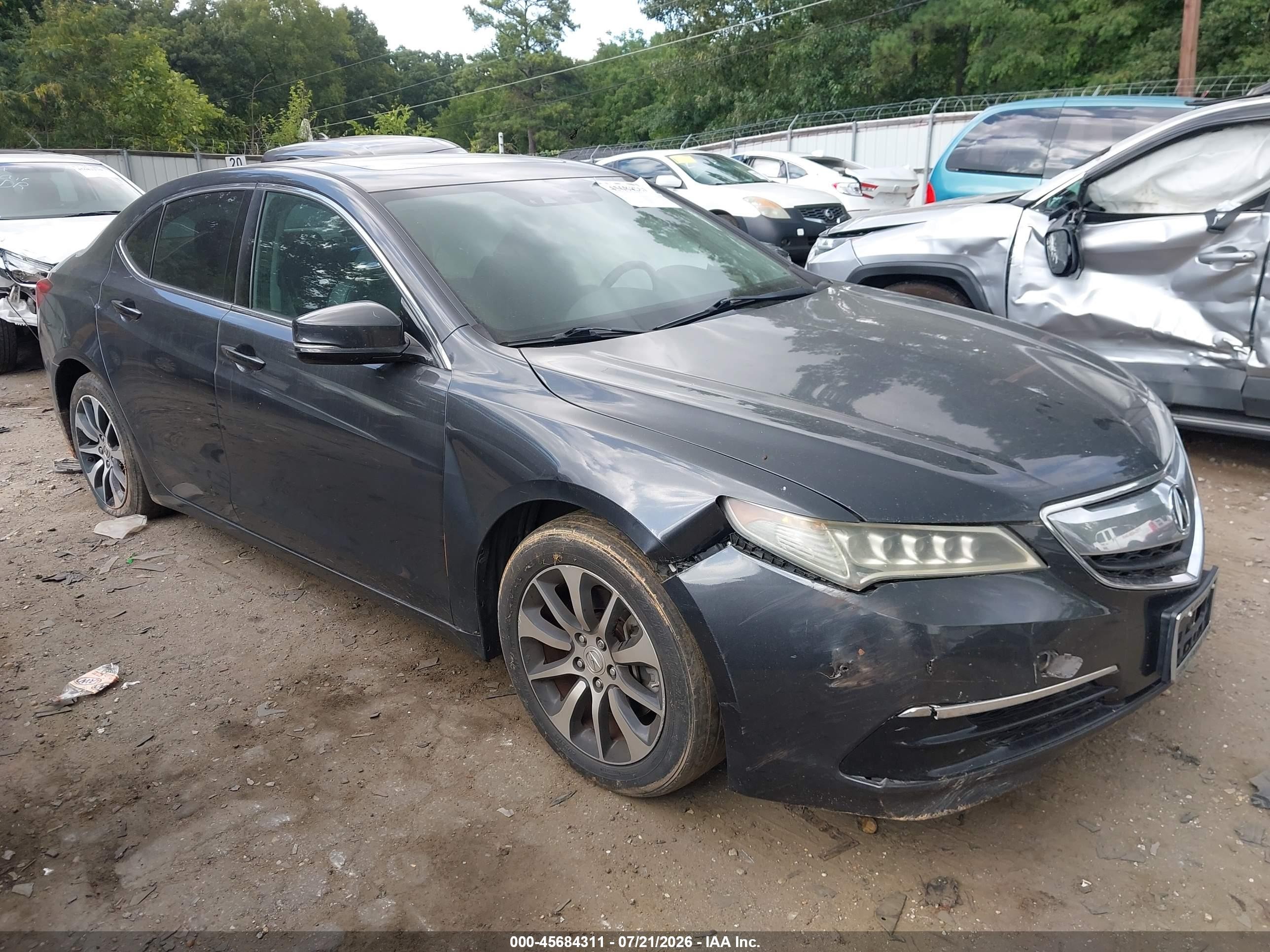 2015 Acura Tlx Tech Gray vin: 19UUB1F51FA011534