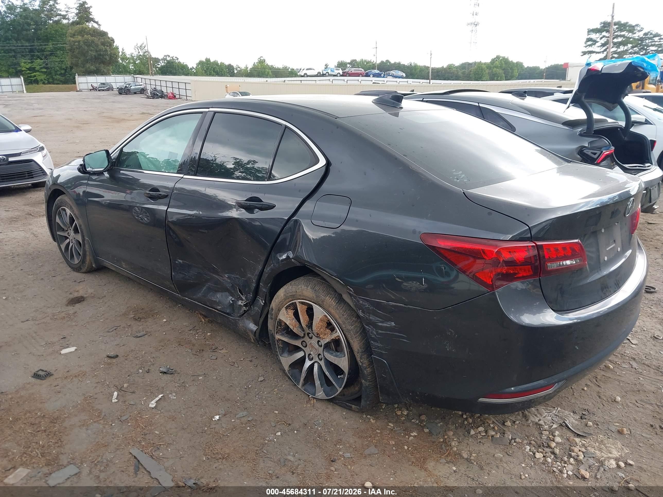 2015 Acura Tlx Tech Gray vin: 19UUB1F51FA011534