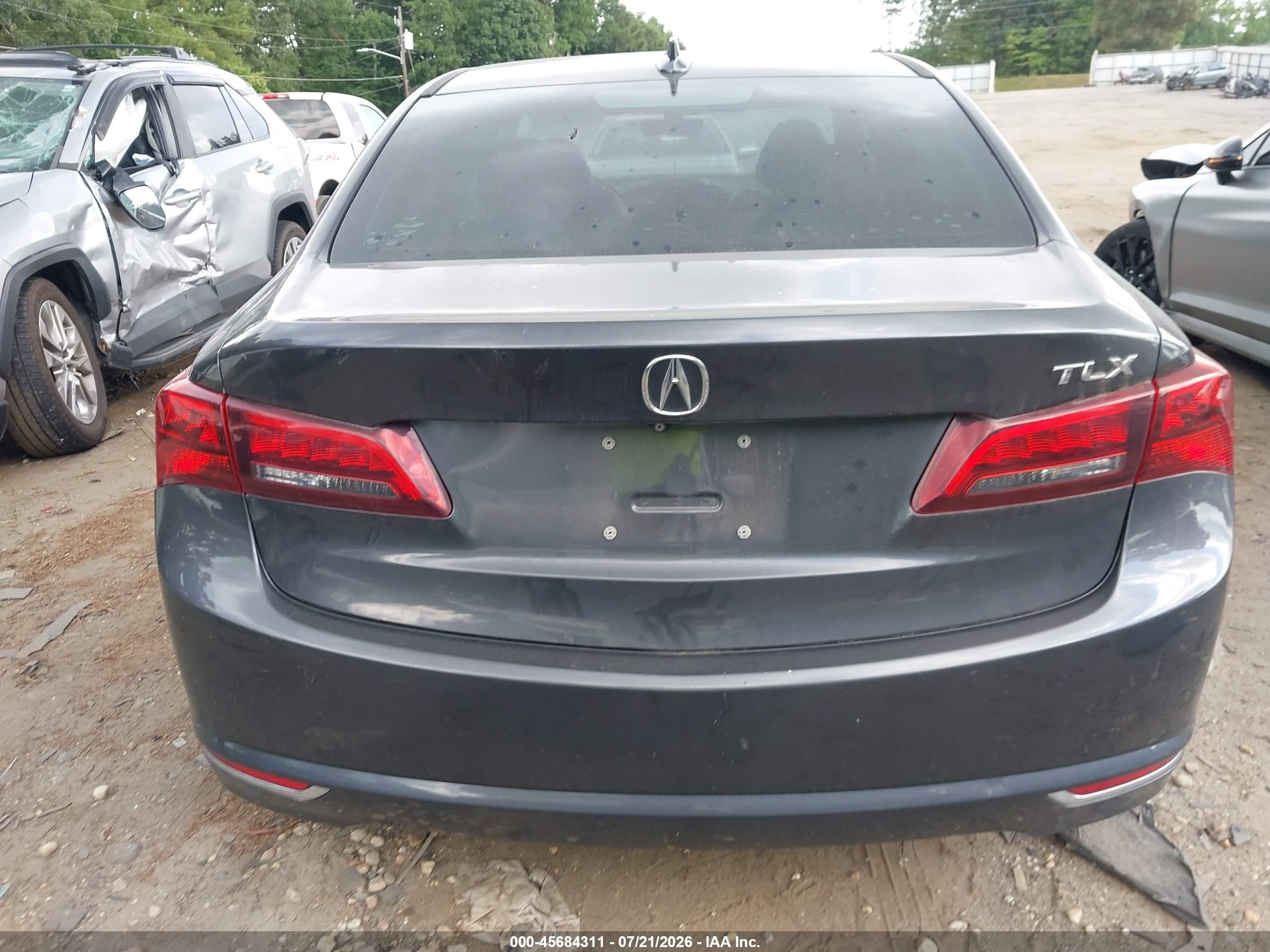 2015 Acura Tlx Tech Gray vin: 19UUB1F51FA011534