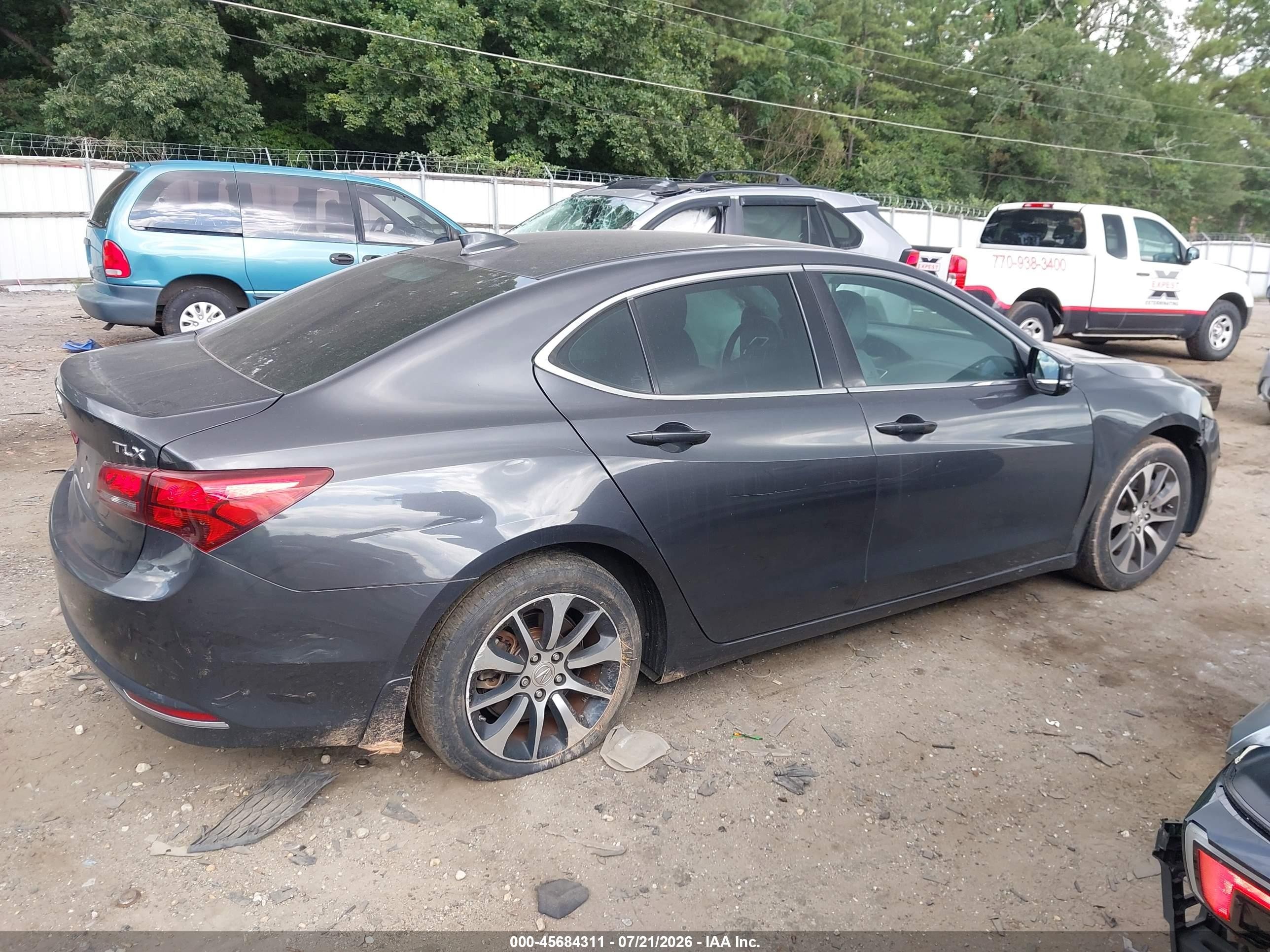 2015 Acura Tlx Tech Gray vin: 19UUB1F51FA011534