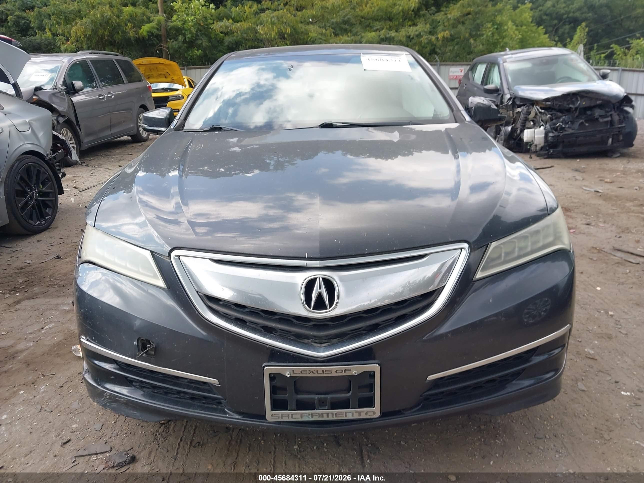 2015 Acura Tlx Tech Gray vin: 19UUB1F51FA011534