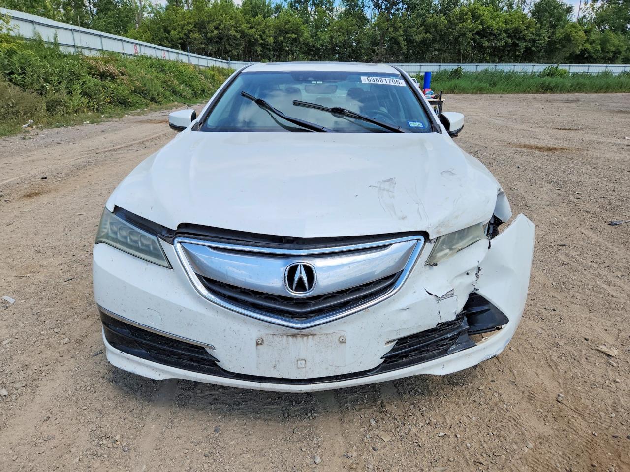 2015 Acura Tlx Tech White vin: 19UUB1F51FA012750