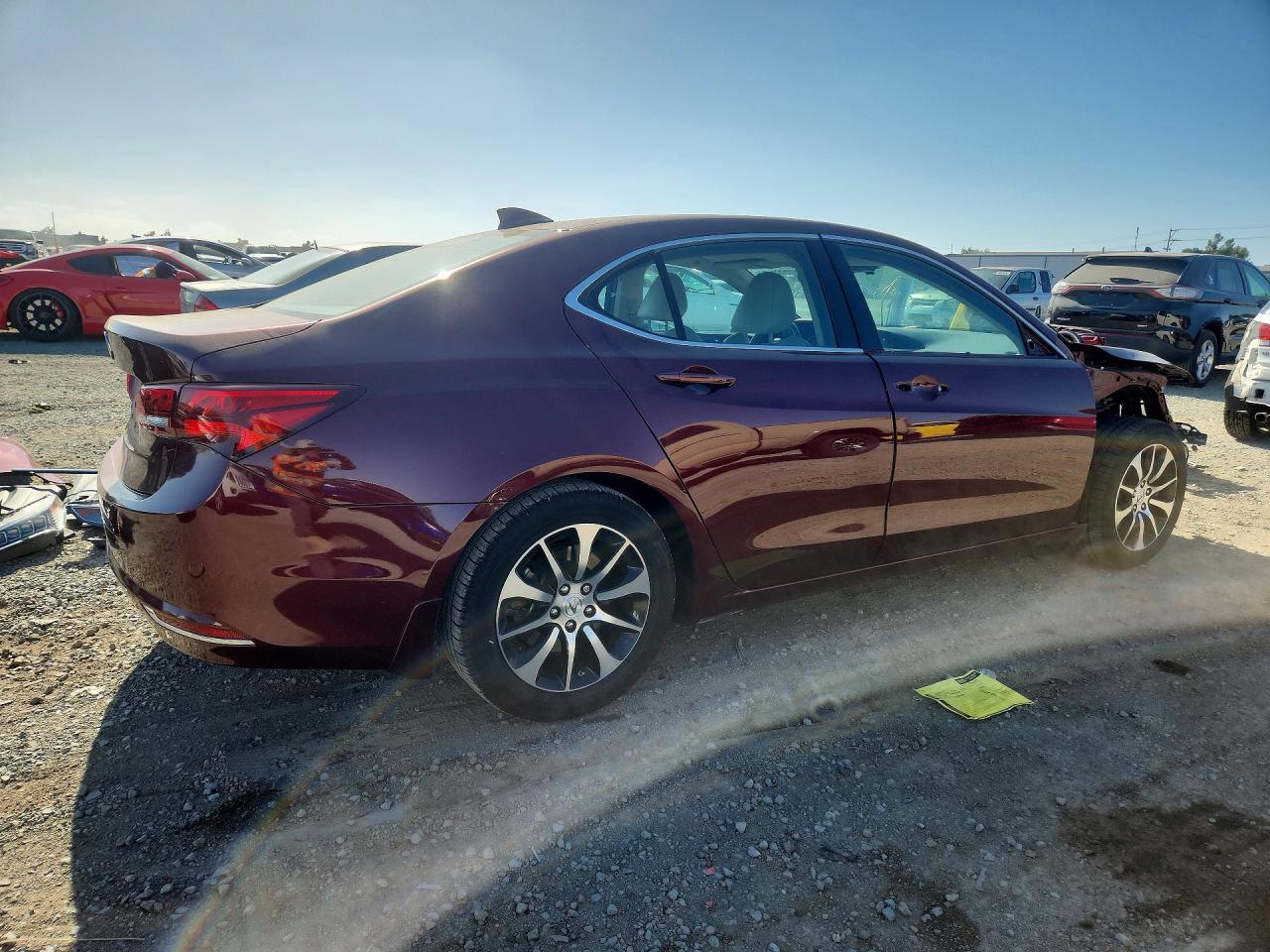 2015 Acura Tlx Tech Burgundy vin: 19UUB1F51FA026292
